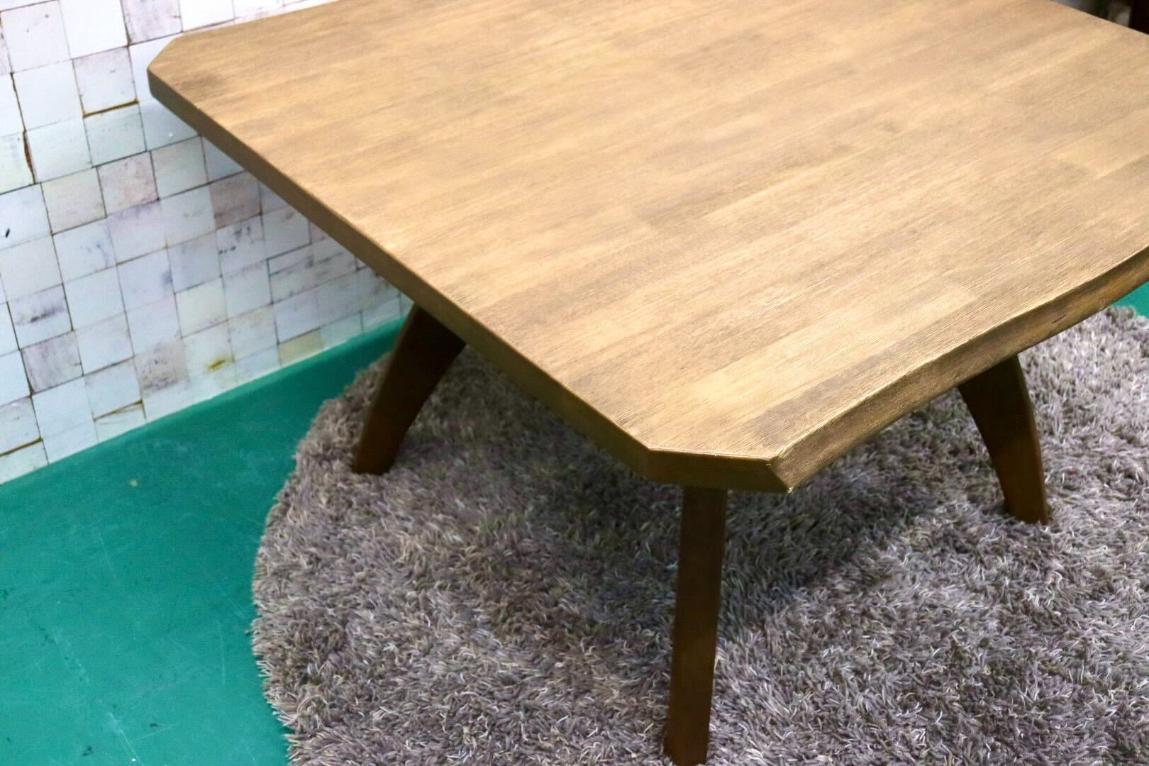 GMFK833○ミキモク / MIKIMOKU 雅 ダイニングテーブル 食卓テーブル 作業台 テーブル 机 ラバーウッド 浮造り仕上げ 定価約8.7万