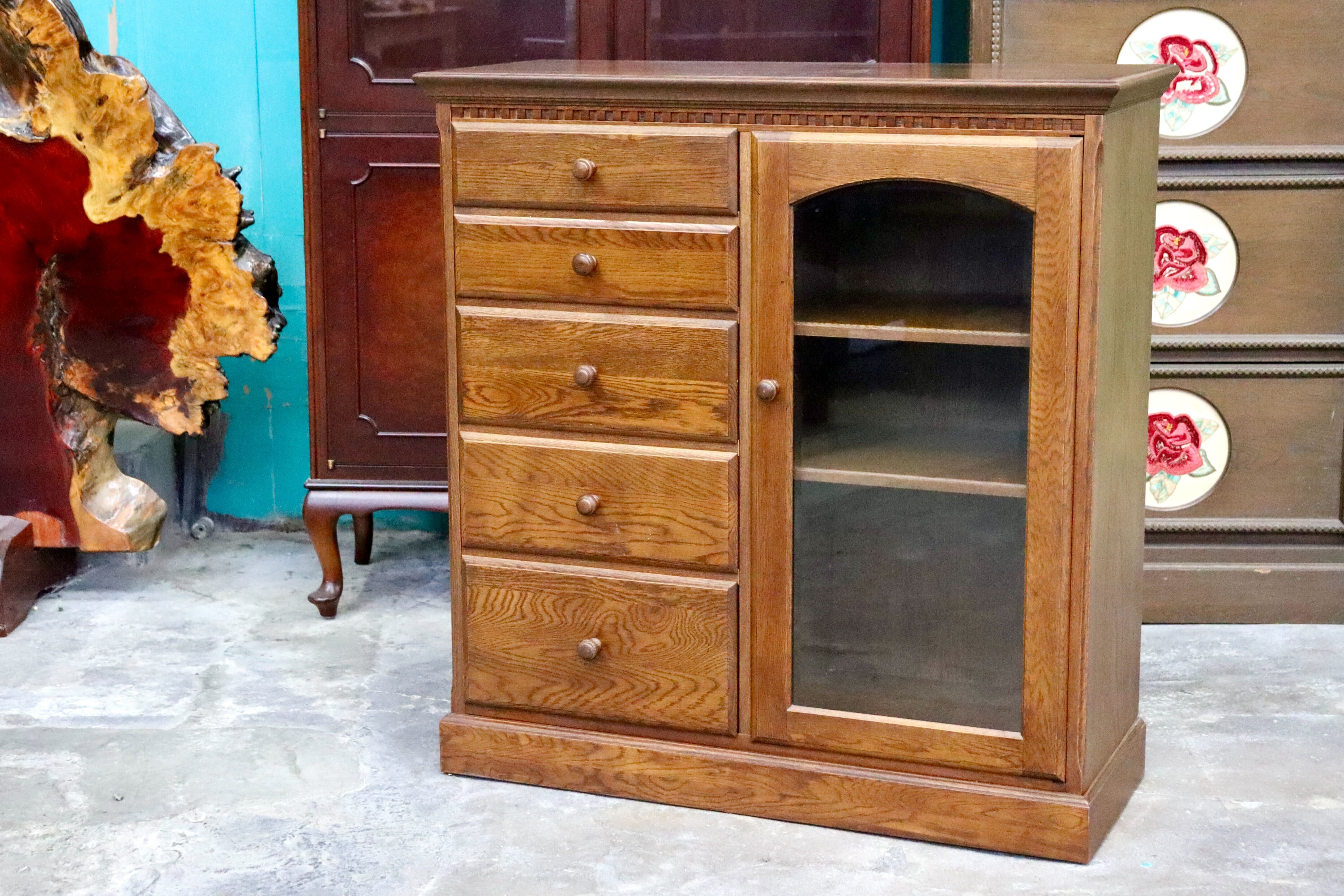 GMIS392○サイドボード リビングボード キャビネット 電話台 飾り棚 収納 木製 チェスト 引き出し カントリー レトロ アンティーク