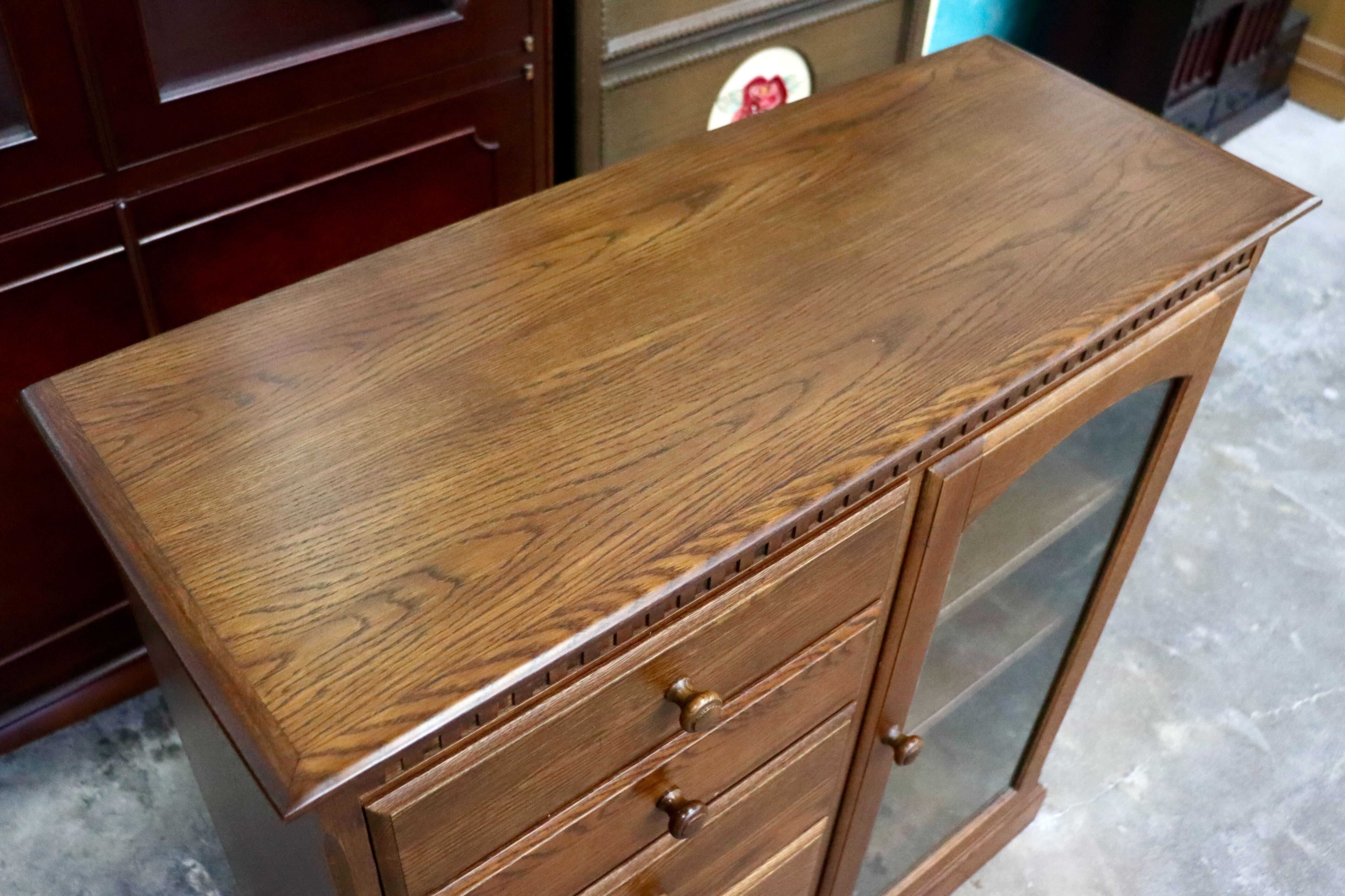 GMIS392○サイドボード リビングボード キャビネット 電話台 飾り棚 収納 木製 チェスト 引き出し カントリー レトロ アンティーク