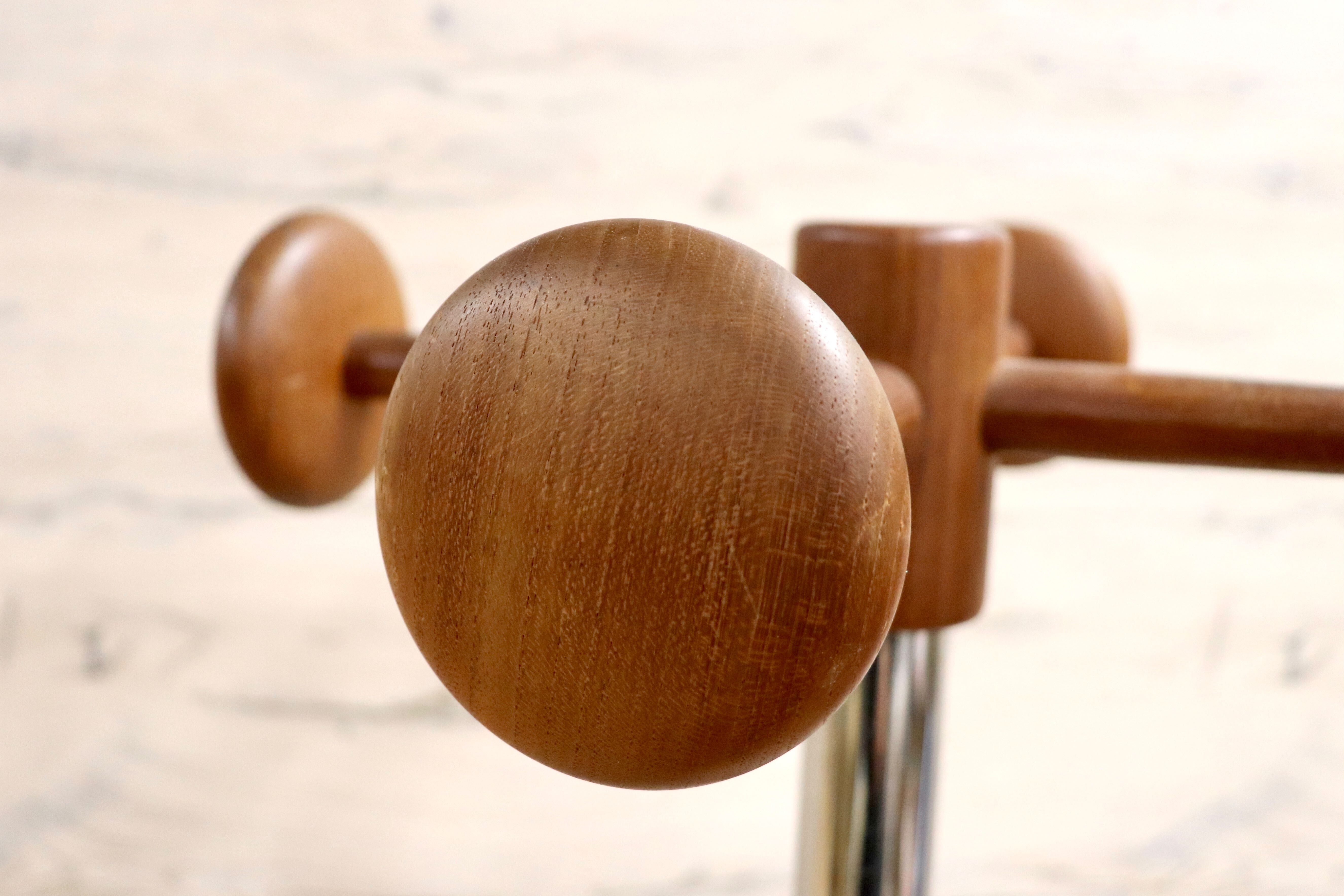 GMHS509○ポールハンガー コートハンガー ハンガーラック 帽子かけ ヴィンテージ レトロ 北欧スタイル モダン チーク材