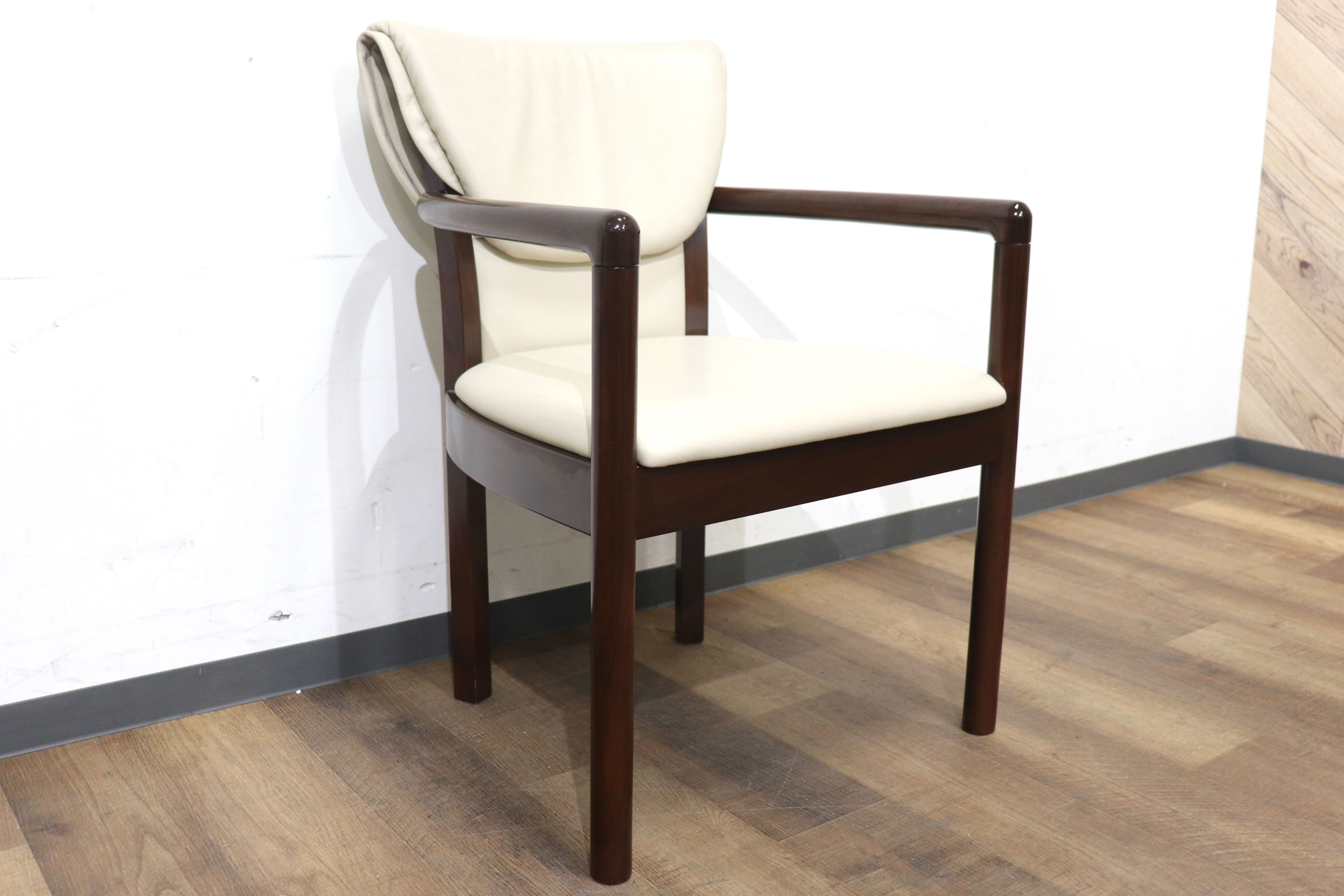 GMHN302A○モリシゲ / MORISHIGE アームチェア ダイニングチェア 食卓椅子 椅子 本革 IDC大塚家具 最高級 モダン クラシック