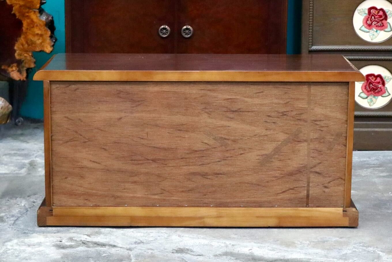 GMIK552A○ACTUS / アクタス バレンシア 2段チェスト キャビネット 収納 タイル 花柄 引き出し 木製 レトロ カントリー