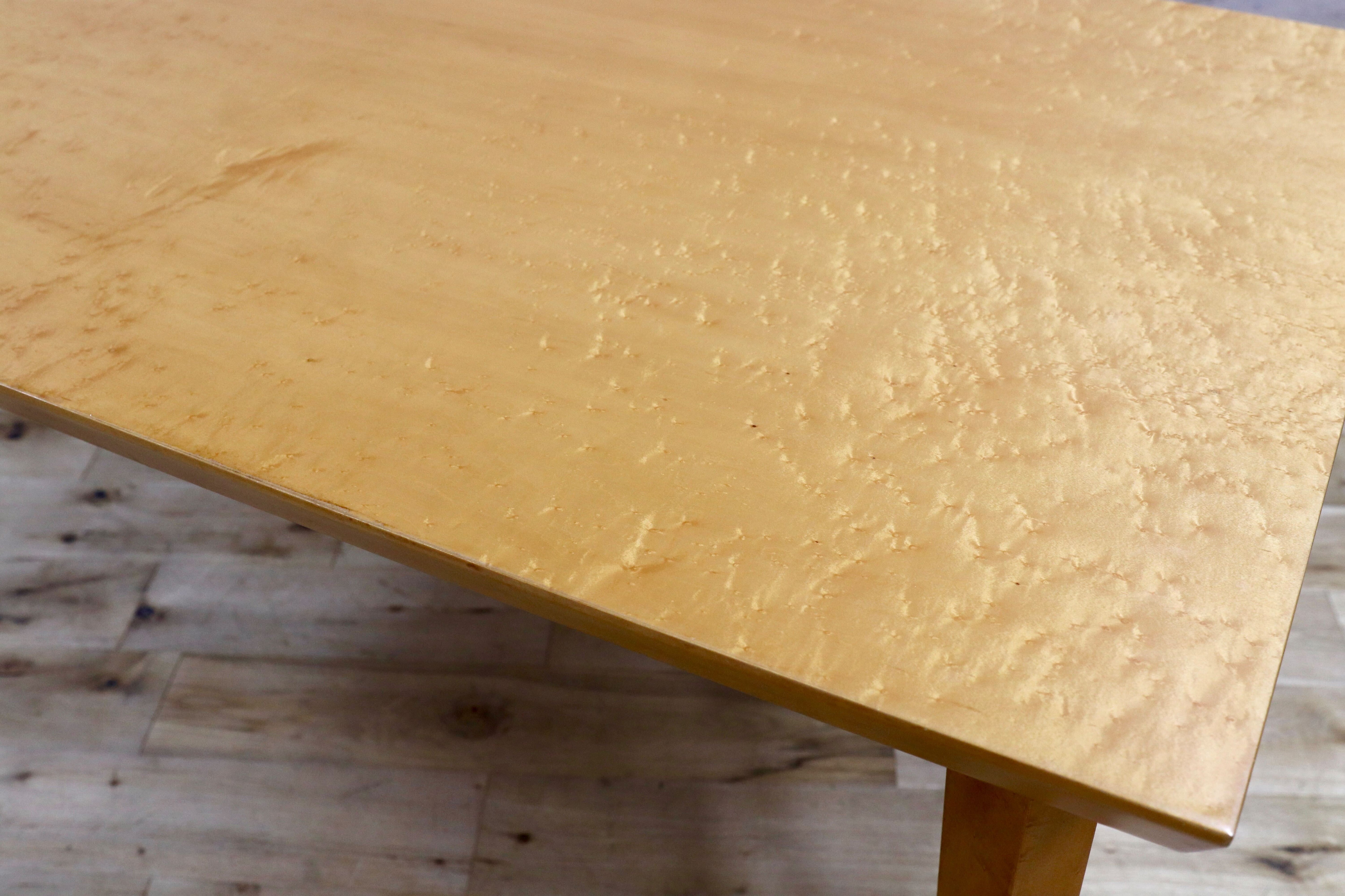 GMHS403○IDC大塚家具 スプレンダー ダイニングテーブル 食卓テーブル バーズアイメープル クラシック エレガント 最高級 約34万