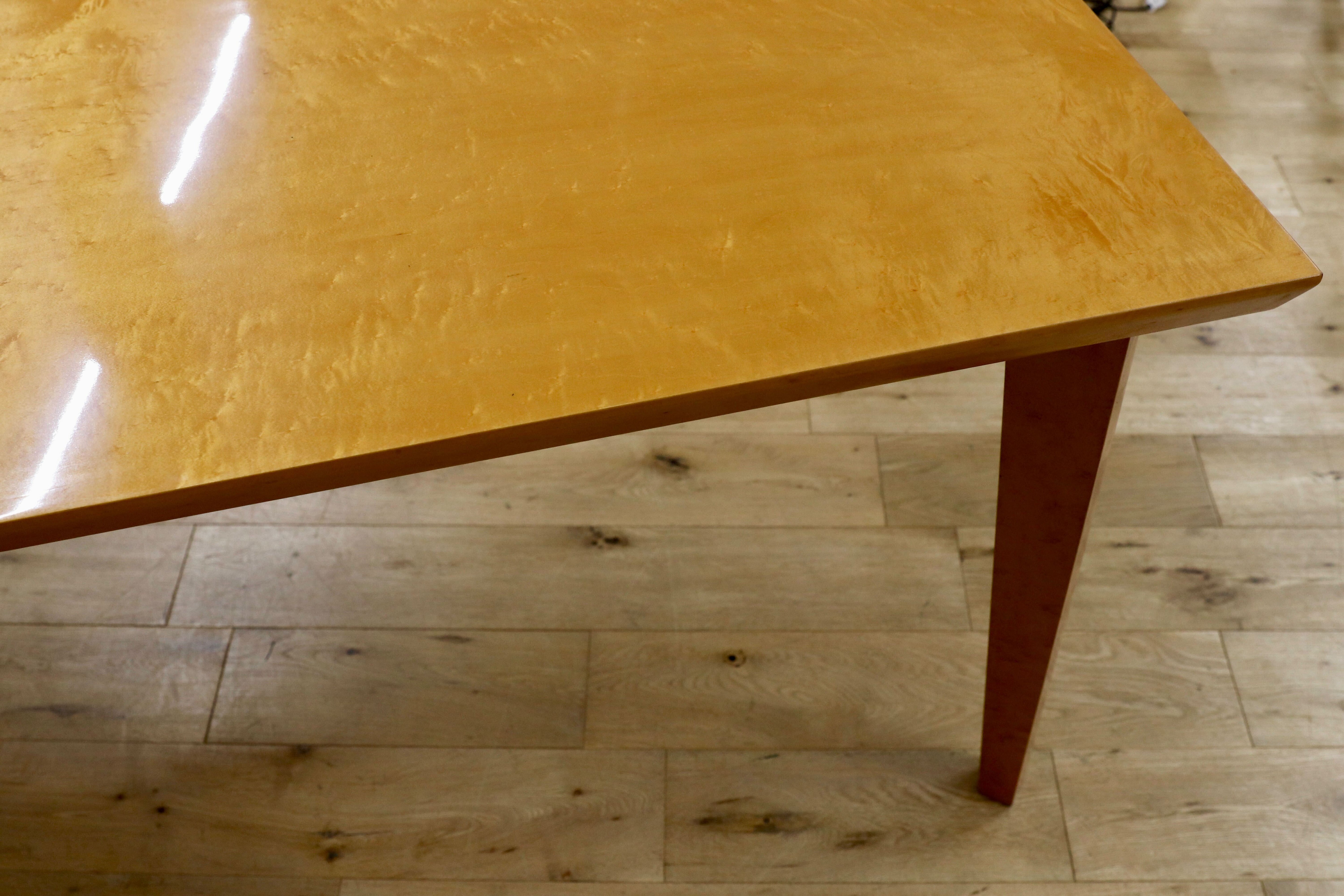 GMHS403○IDC大塚家具 スプレンダー ダイニングテーブル 食卓テーブル バーズアイメープル クラシック エレガント 最高級 約34万