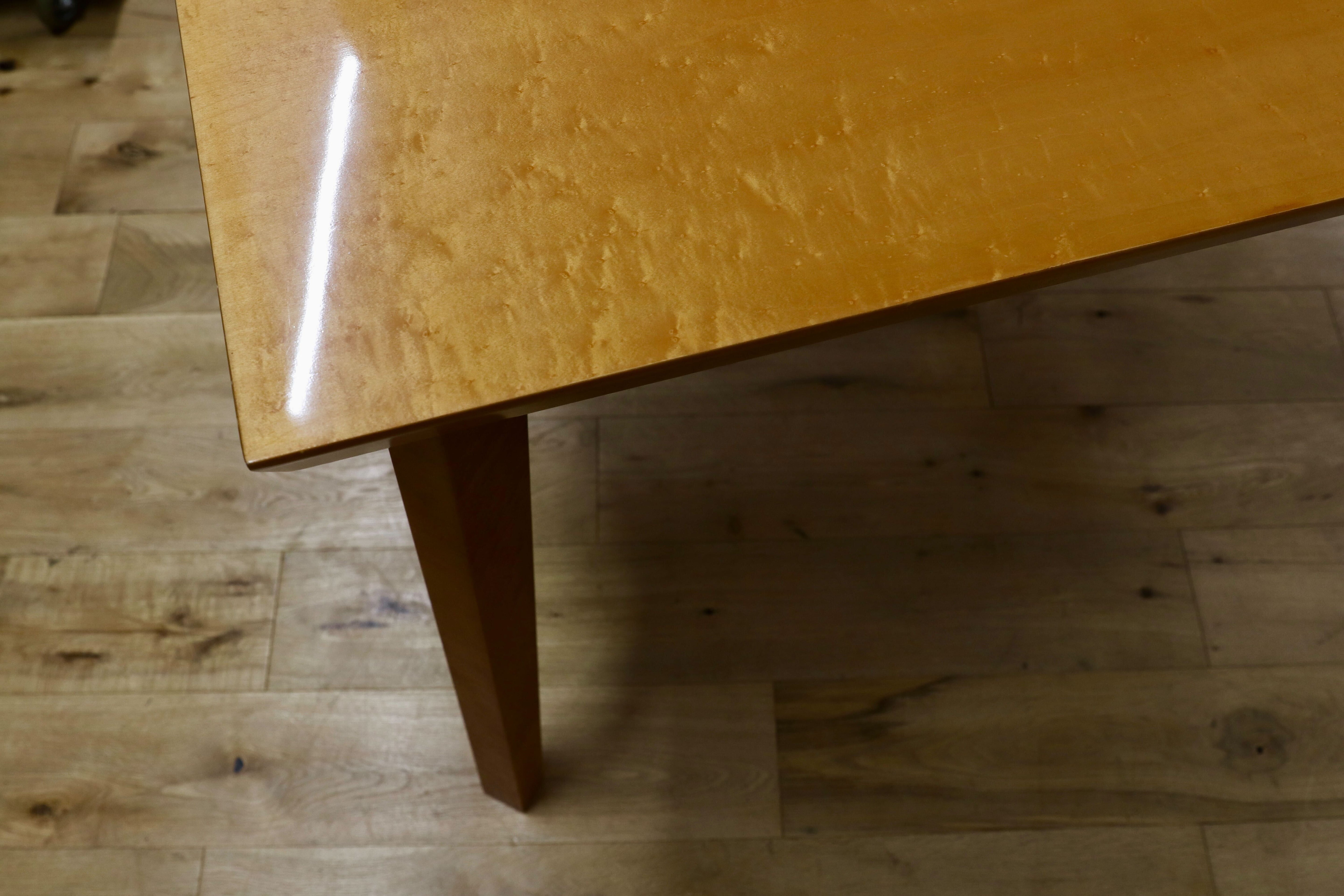 GMHS403○IDC大塚家具 スプレンダー ダイニングテーブル 食卓テーブル バーズアイメープル クラシック エレガント 最高級 約34万