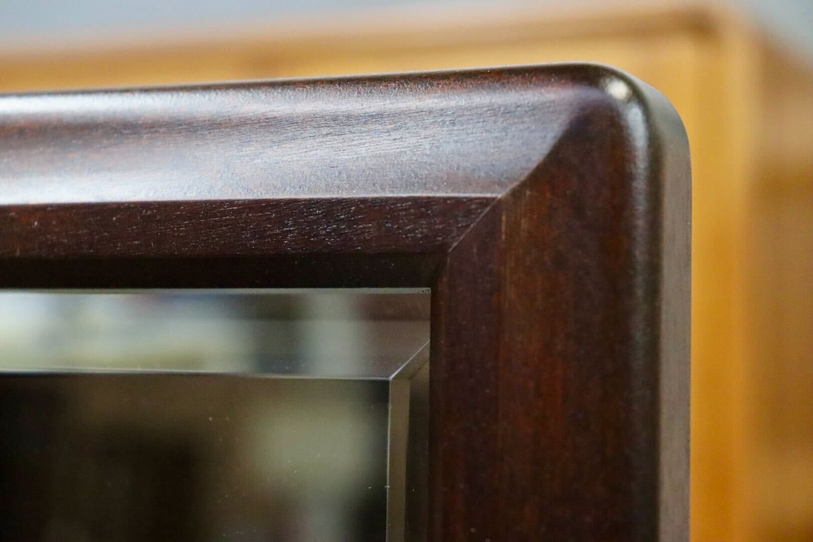 GMHH449B○北海道民芸家具 ドレッサー 鏡台 化粧台 ミラー チェスト 収納家具 樺材 無垢 和家具 和モダン 古民家 レトロ アンティーク