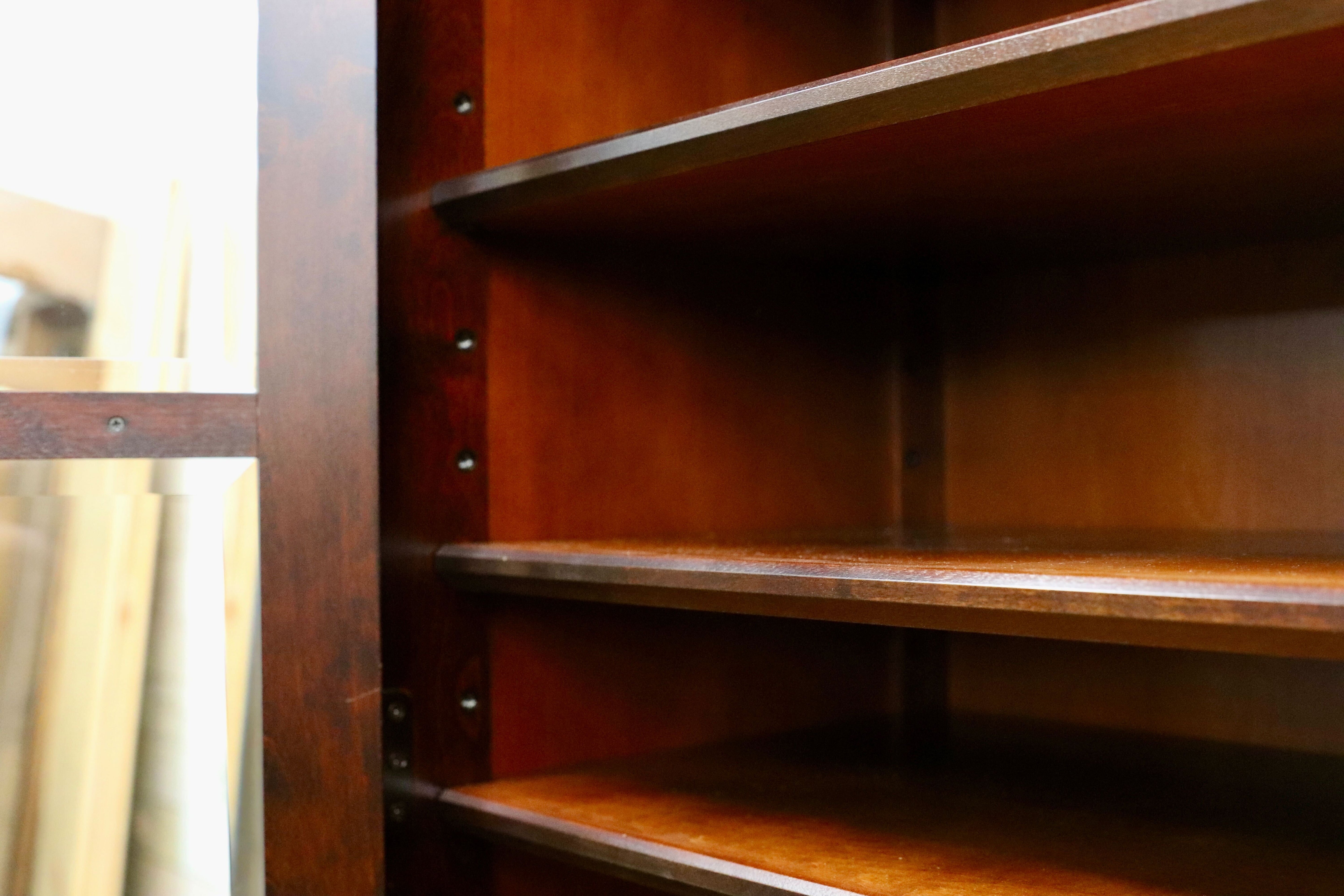 GMIS321○北海道民芸家具 食器棚 飾り棚 キャビネット 水屋棚 キッチンボード 飛騨産業 和モダン 和家具 レトロ