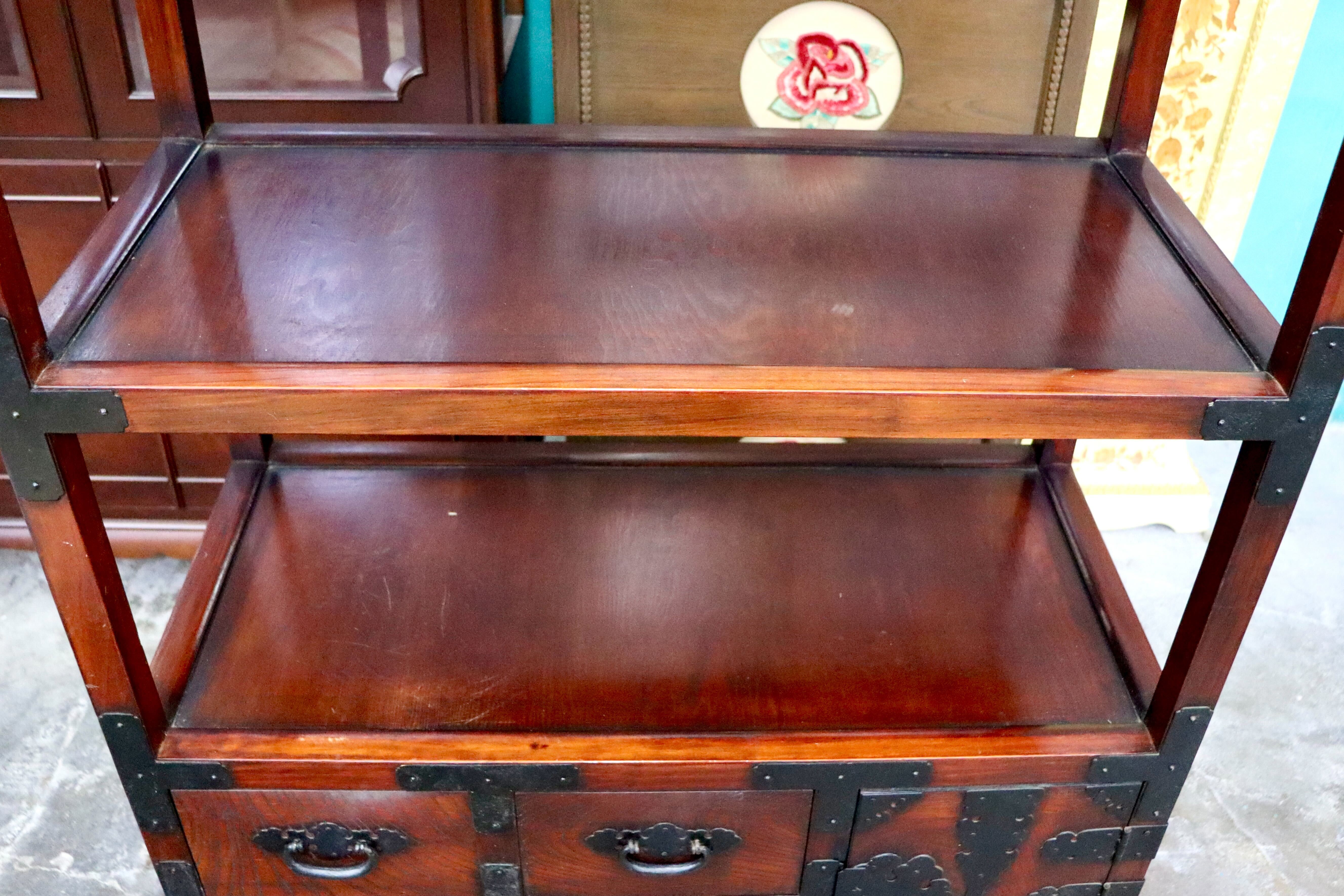 GMIH305○時代箪笥 整理箪笥 チェスト 和箪笥 和家具 飾り棚 棚 ラック 和室 和モダン 古民家 昭和 レトロ アンティーク