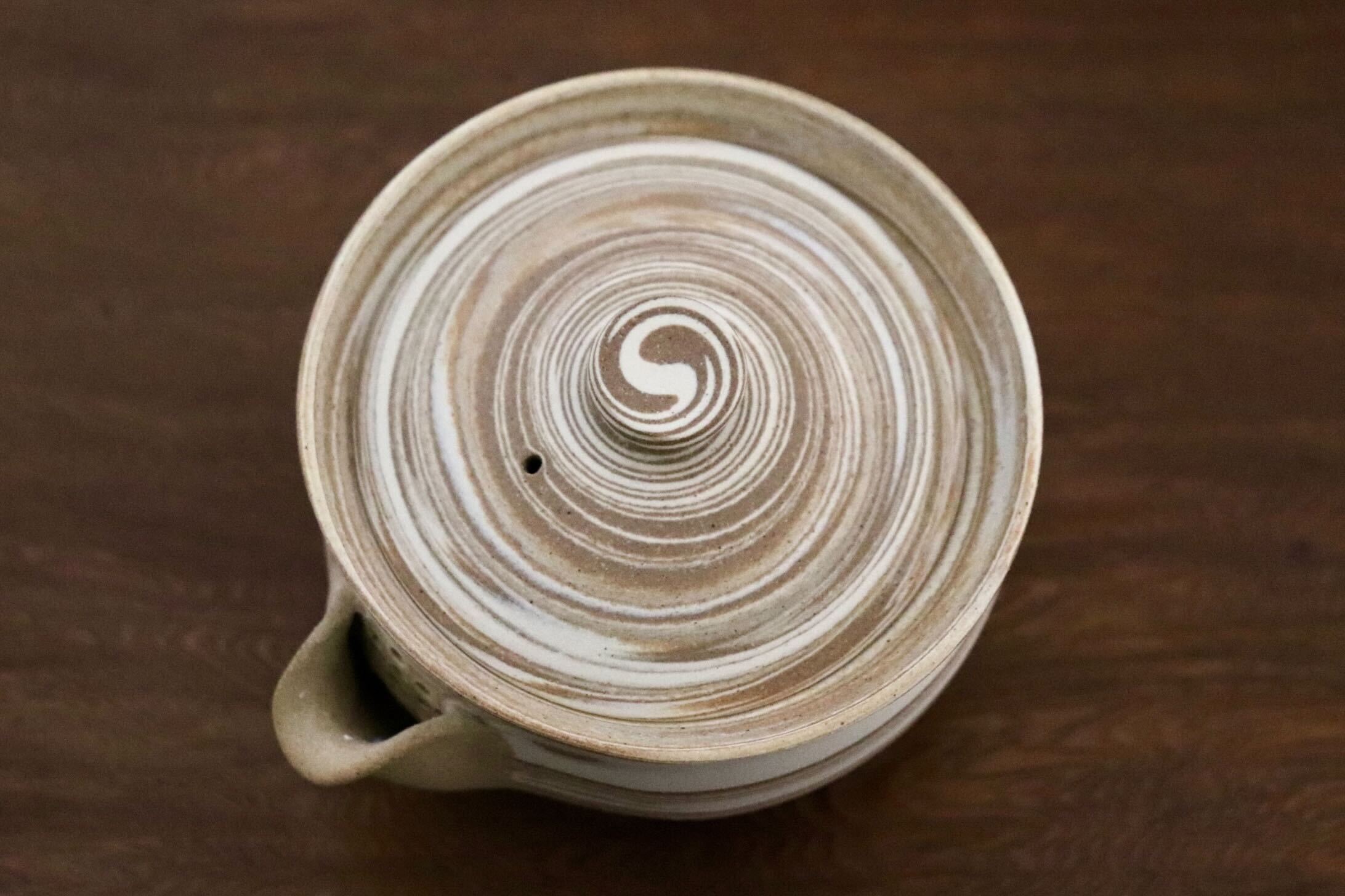 GMIO432A○千代市陶房 清水万佐年 丹波焼 宝瓶 伝統工芸 煎茶道具 茶器 急須