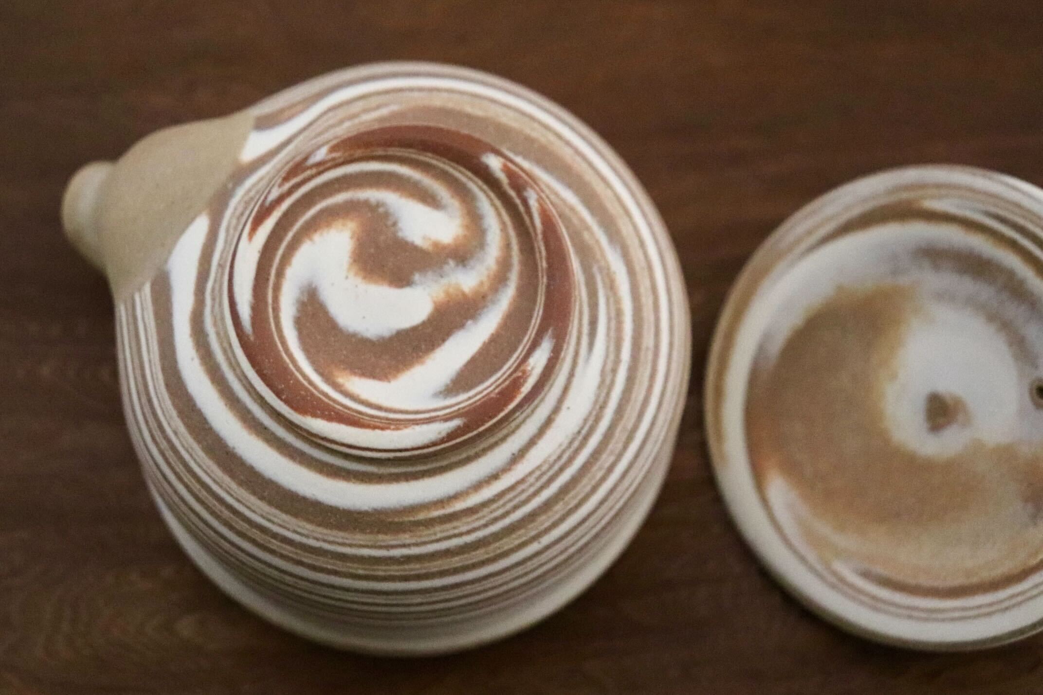 GMIO432A○千代市陶房 清水万佐年 丹波焼 宝瓶 伝統工芸 煎茶道具 茶器 急須