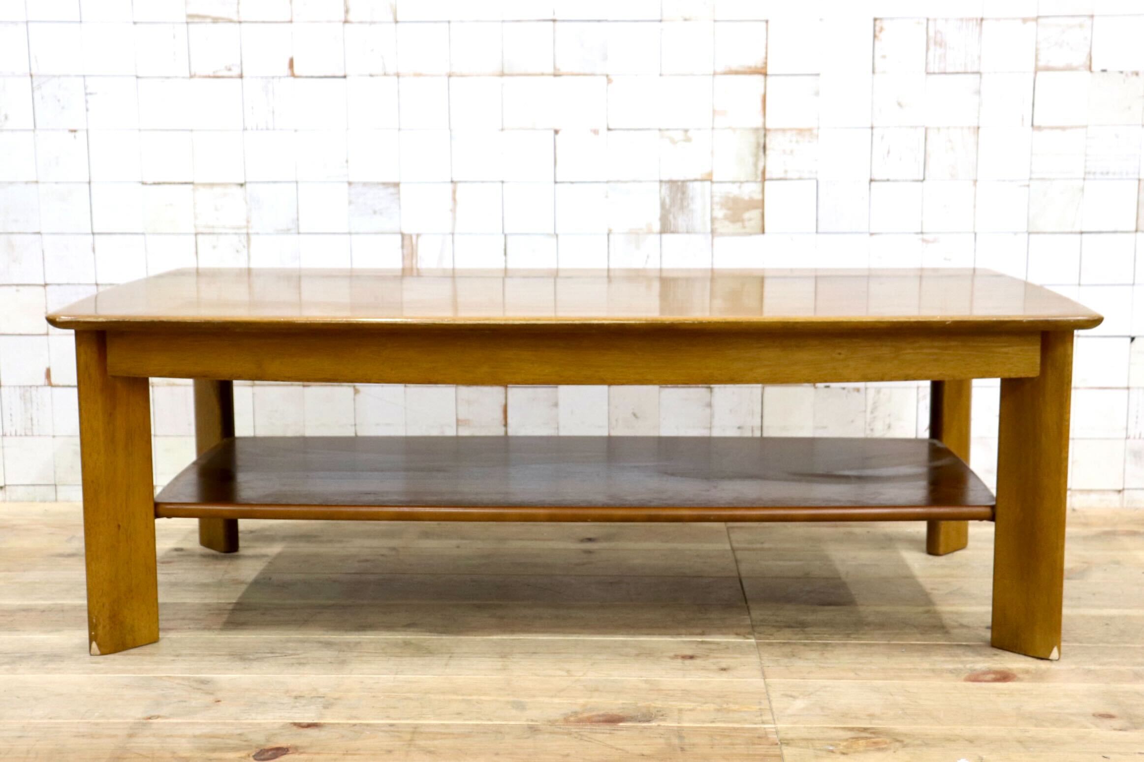 GMIH475A〇karimoku / カリモク リビングテーブル ローテーブル センターテーブル 棚付き ナチュラル