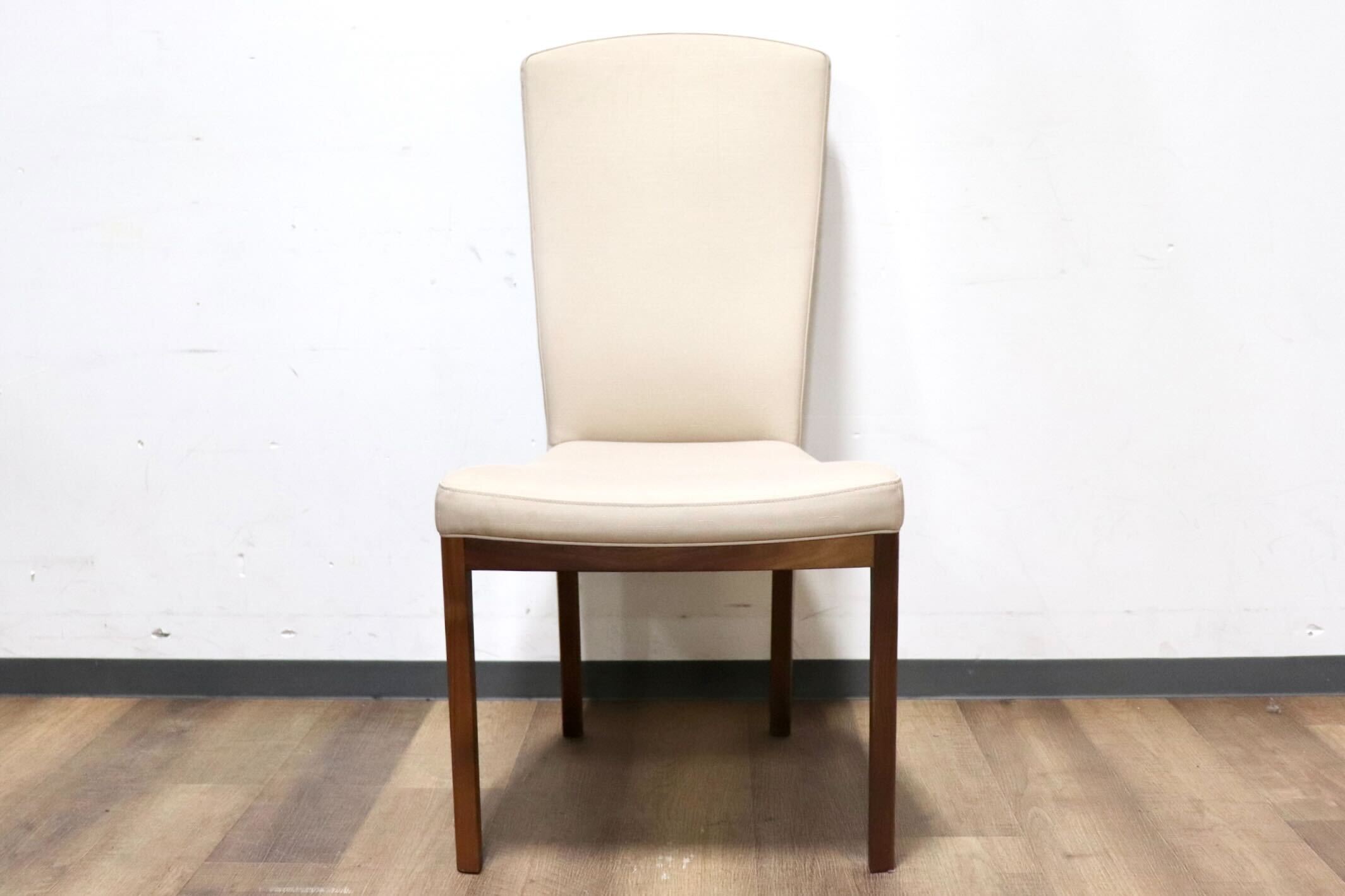 GMHH209C○karimoku / カリモク CT7855 ダイニングチェア 食卓椅子 アームレスチェア 椅子 合皮 国産家具 モダン 定価約8.1万 展示品