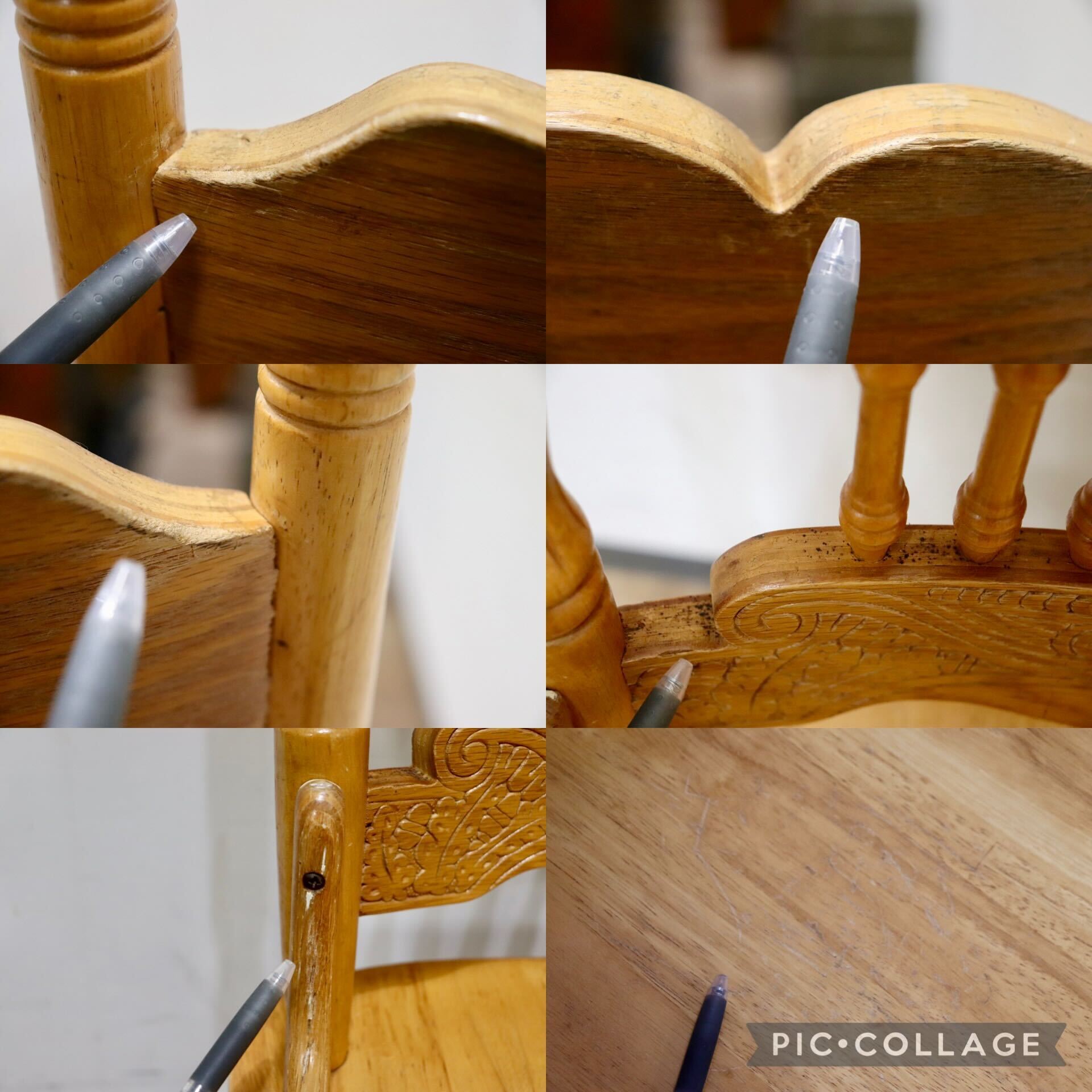 GMHH423A○Shin Lee / シンリー ダイニングチェア 食卓椅子 ハイバック オーク材 彫刻 カントリーアンティーク IDC大塚家具