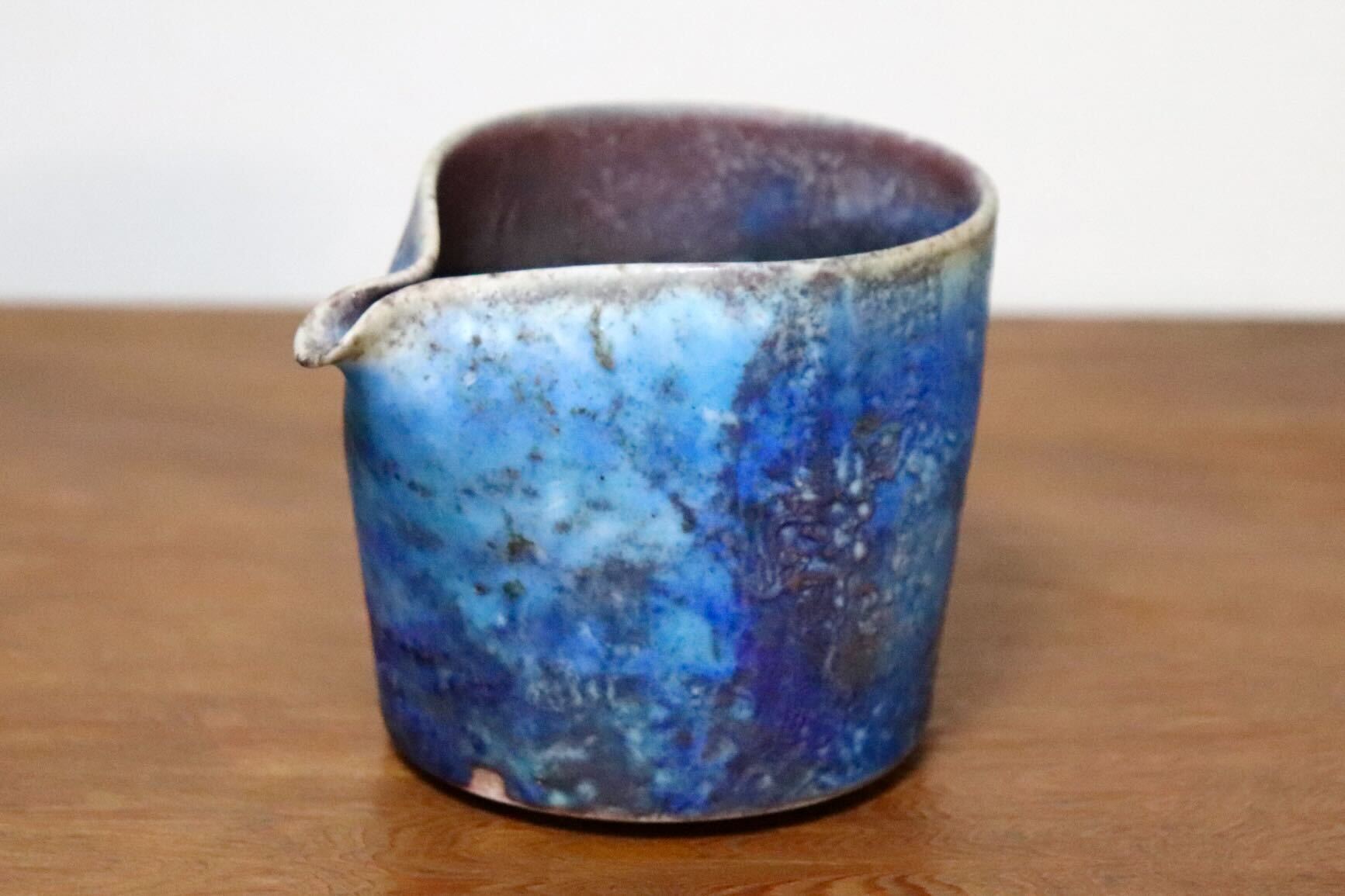 GMIO455B○千代市陶房 清水万佐年 丹波焼 片口 伝統工芸 丹波篠山 未使用