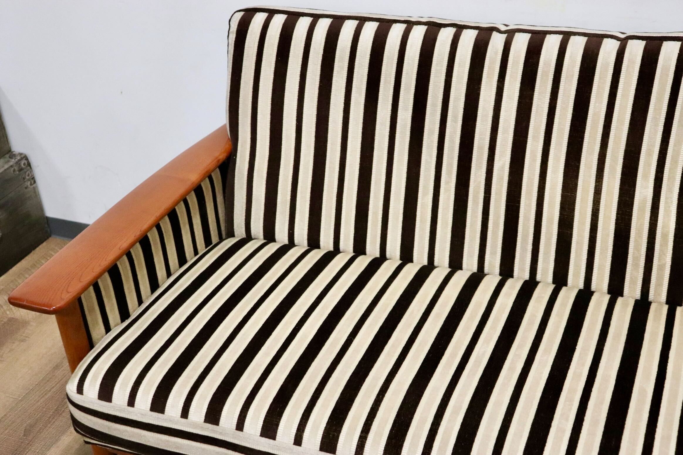 GMHH305○北欧スタイル 2人掛けソファ ラブソファ 2シーター ファブリック 和製 ヴィンテージ アンティーク レトロ カントリー モダン