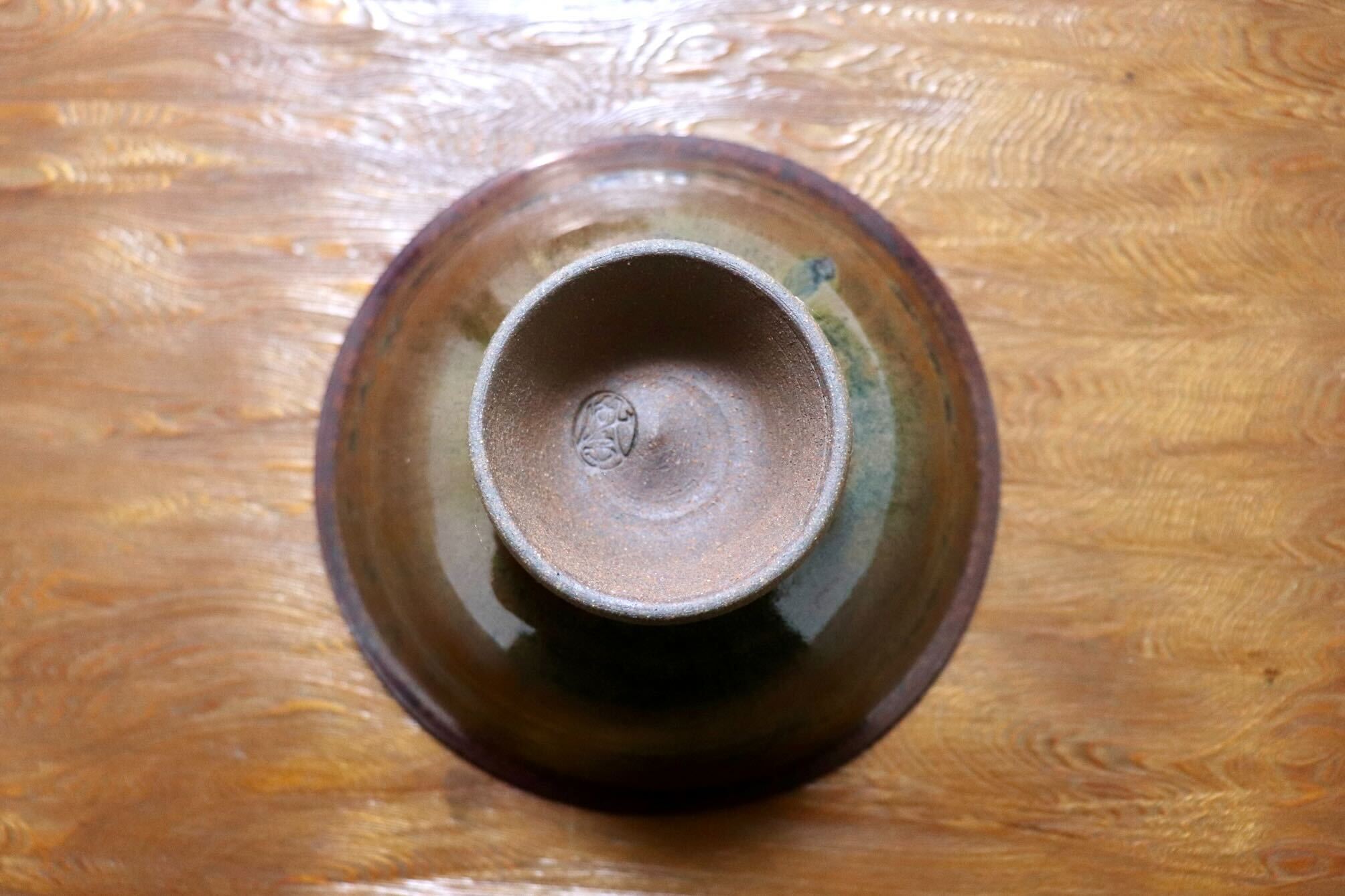 GMIO465A○千代市陶房 清水千代市 丹波焼 ごはん茶碗 陶器 丹波篠山 伝統工芸 未使用