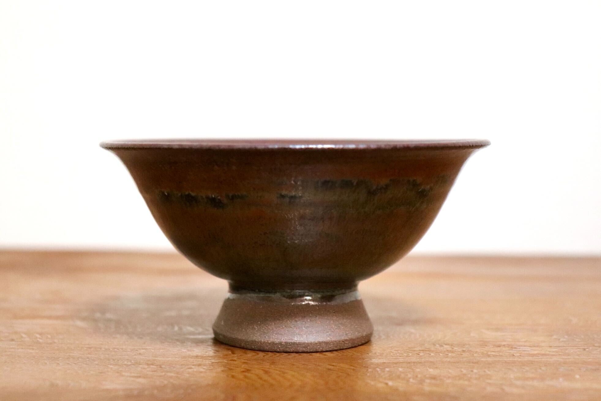 GMIO465A○千代市陶房 清水千代市 丹波焼 ごはん茶碗 陶器 丹波篠山 伝統工芸 未使用