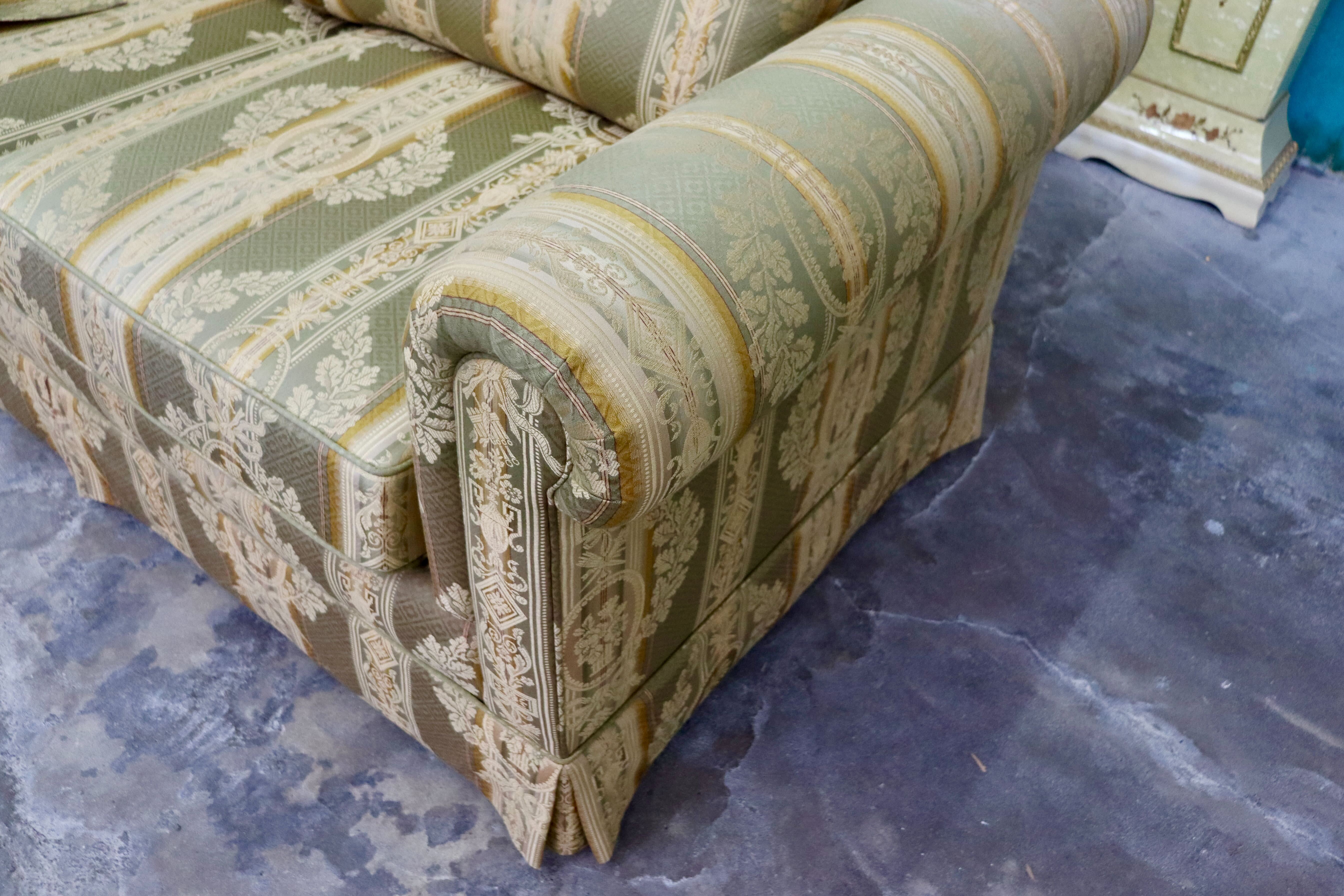 GMIK675A○DREXEL HERITAGE / ドレクセルヘリテイジ 2人掛けソファ ラブソファ 長椅子 ファブリック ヴィンテージ クラシック 高級家具