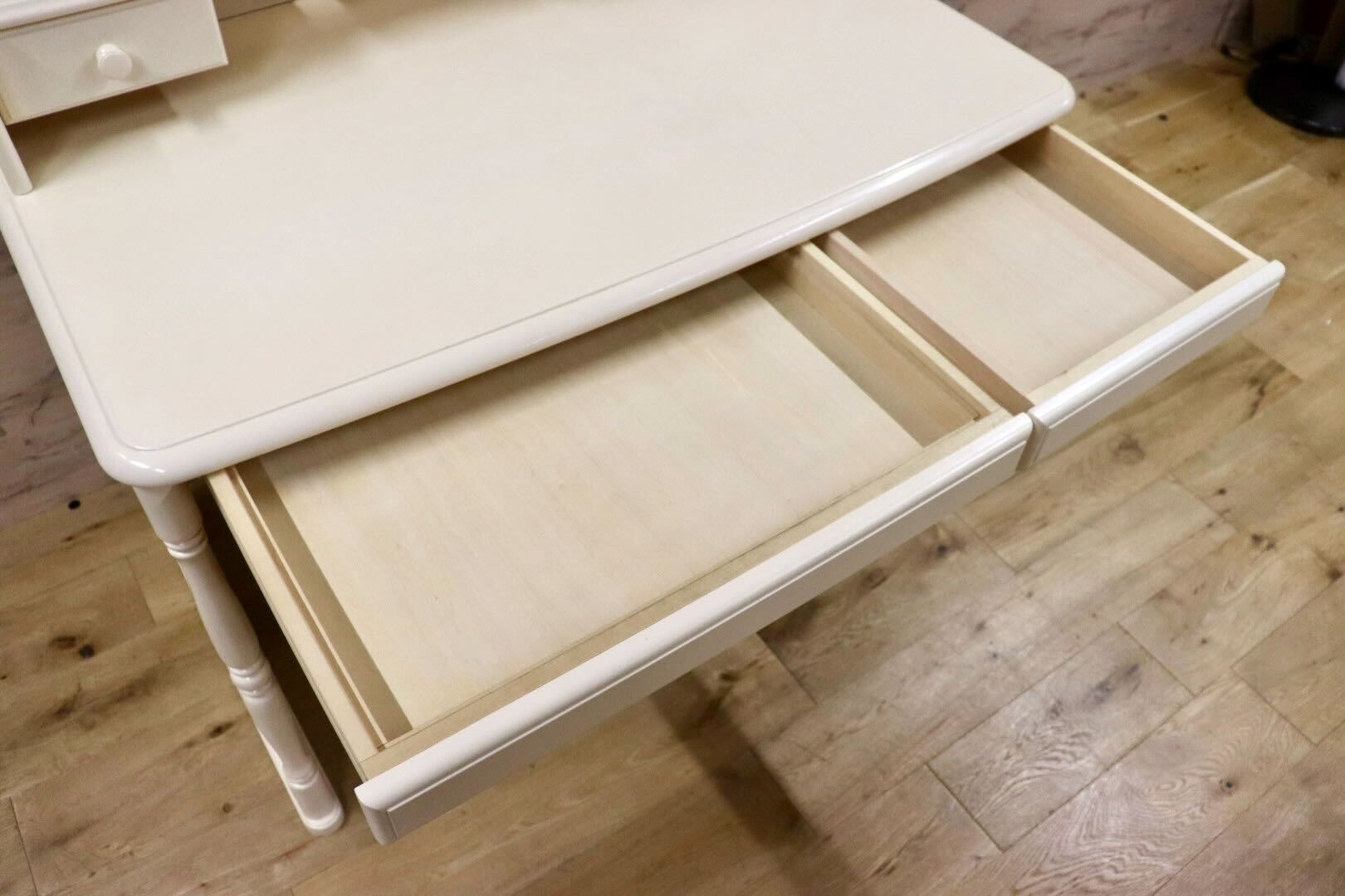 GMHK63○karimoku / カリモク SC3680 学習机 勉強机 ワゴン ブックスタンド カントリー プリンセスアイボリー 約20万 国産家具