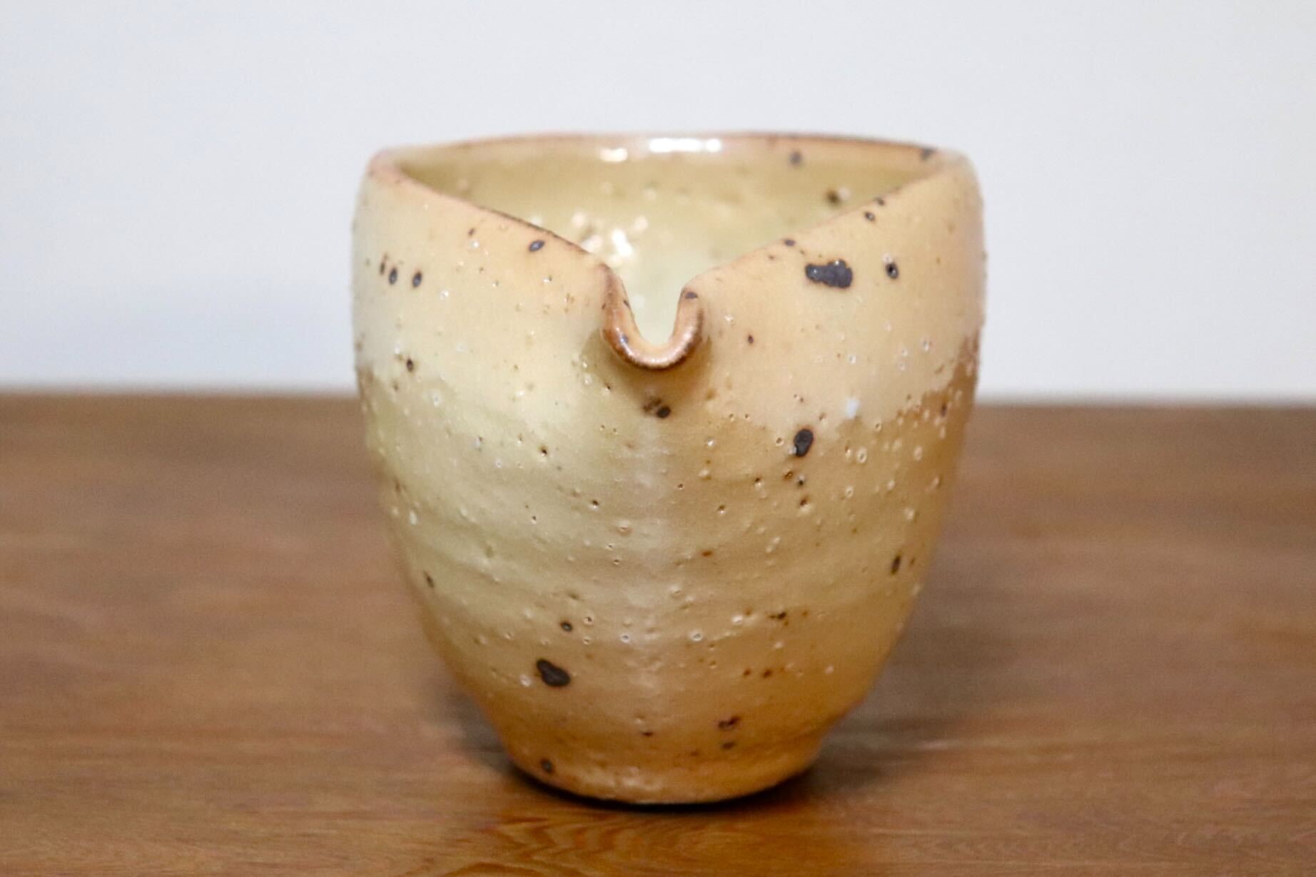 GMIO455C○千代市陶房 清水万佐年 丹波焼 片口 伝統工芸 丹波篠山 未使用