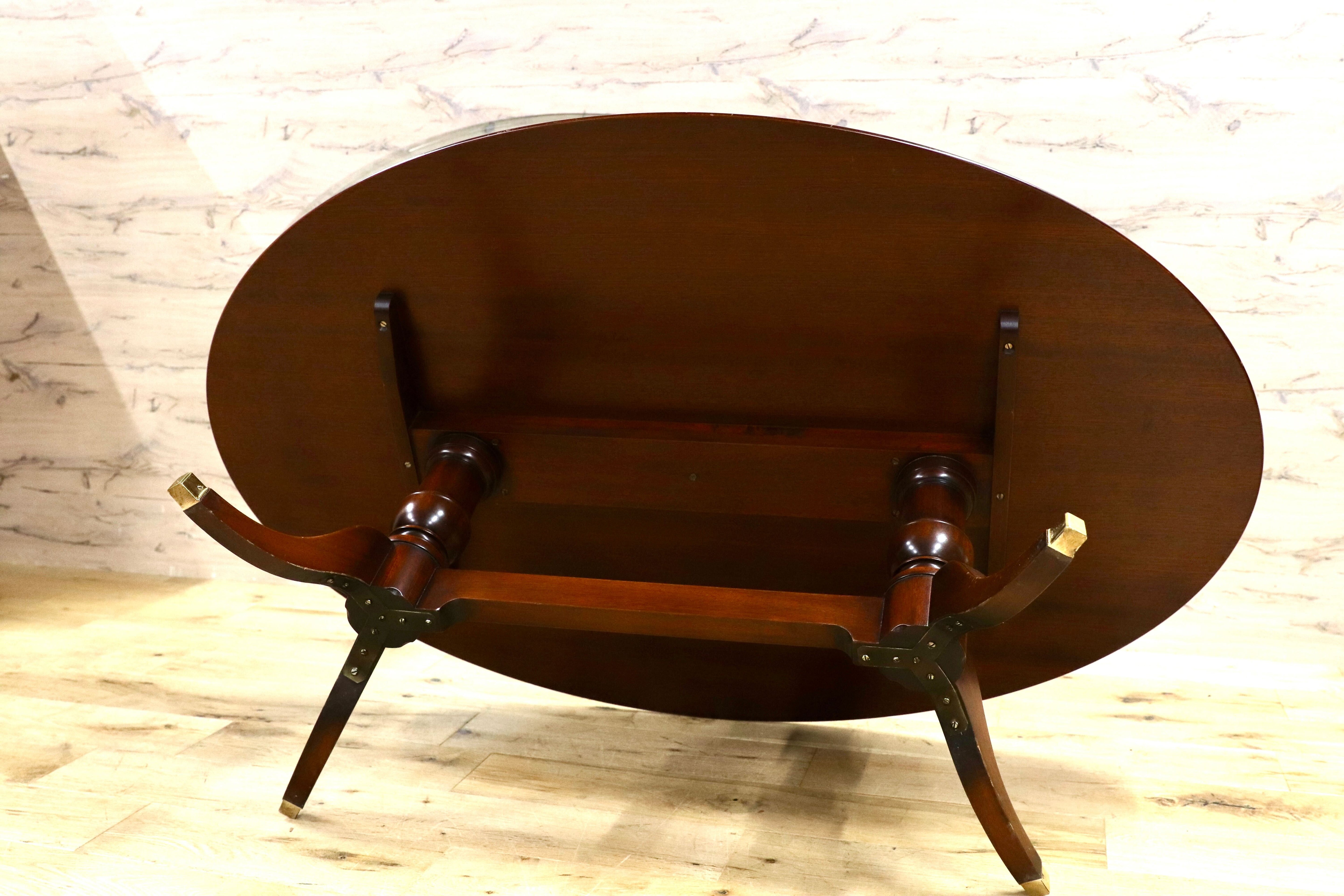 GMHS401○RACKSTRAW / ラックストロー センターテーブル リビングテーブル 応接机 マホガニー イギリス ヴィンテージ 西洋 クラシック 稀少