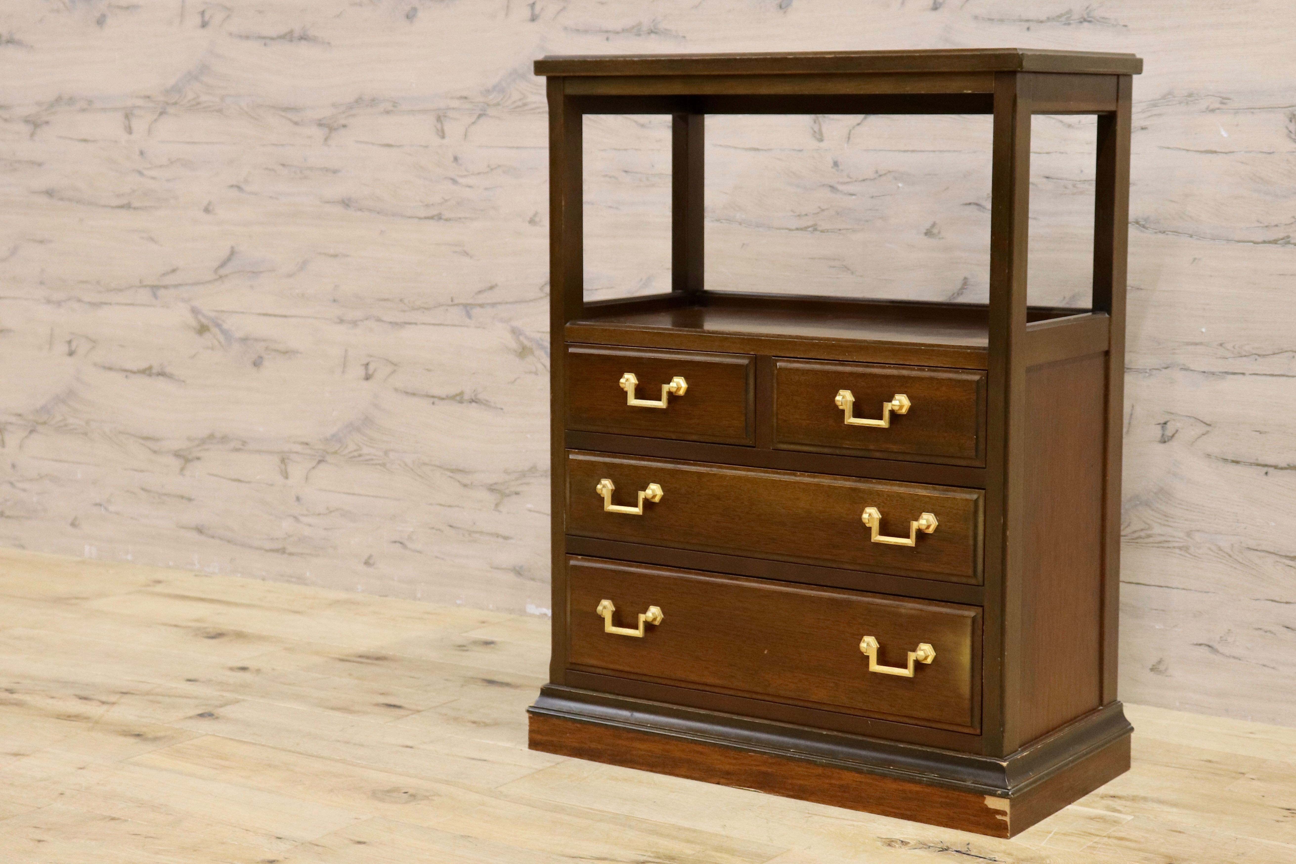 GMIS233○maruni / マルニ 地中海 電話台 キャビネット サイドボード 収納家具 引き出し収納 クラシック 木製家具