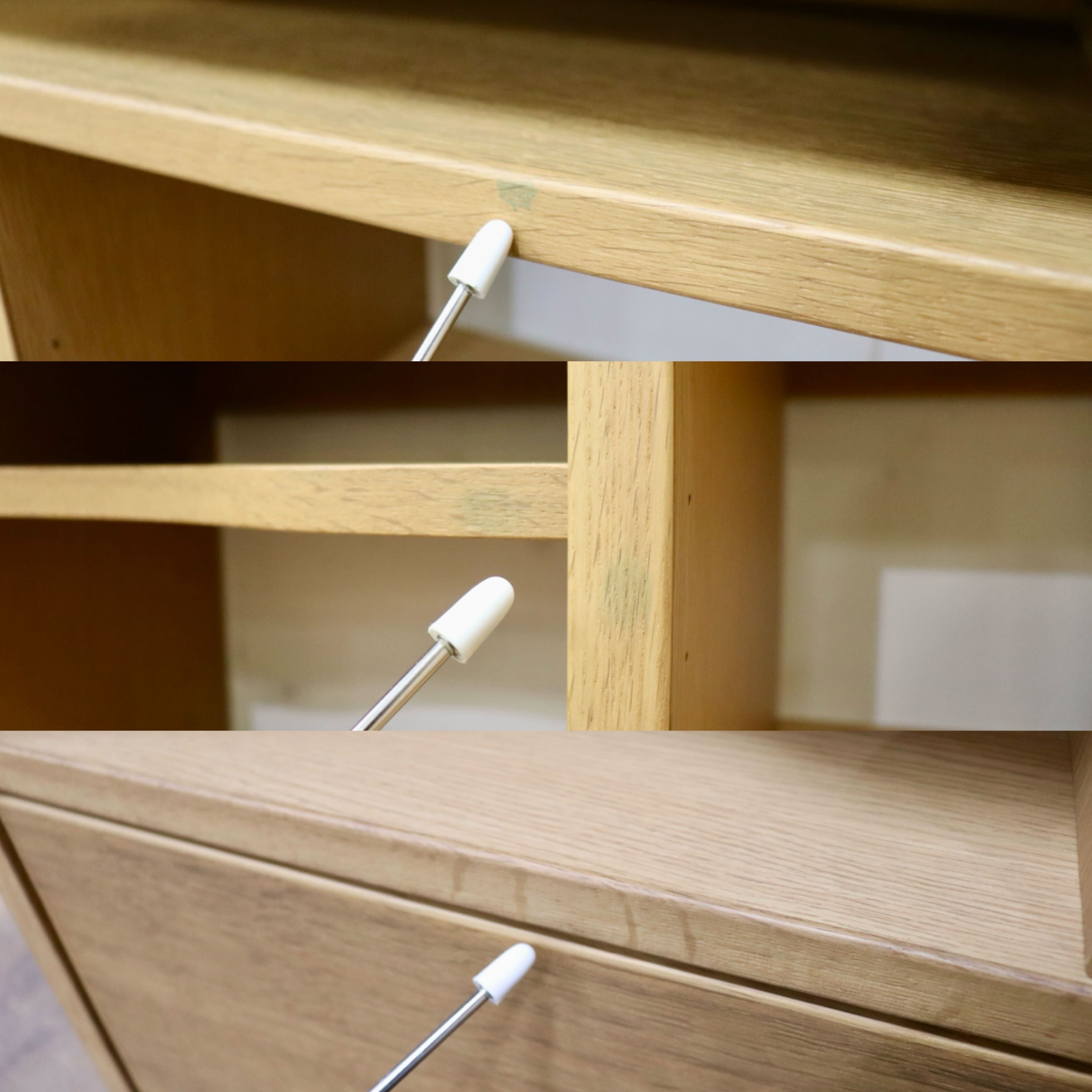 GMHK859○karimoku Benesse / カリモク×ベネッセ 組合せブックシェルフ 楢材 本棚 配置自由 棚板調節可 オーク システムデスク 学習机