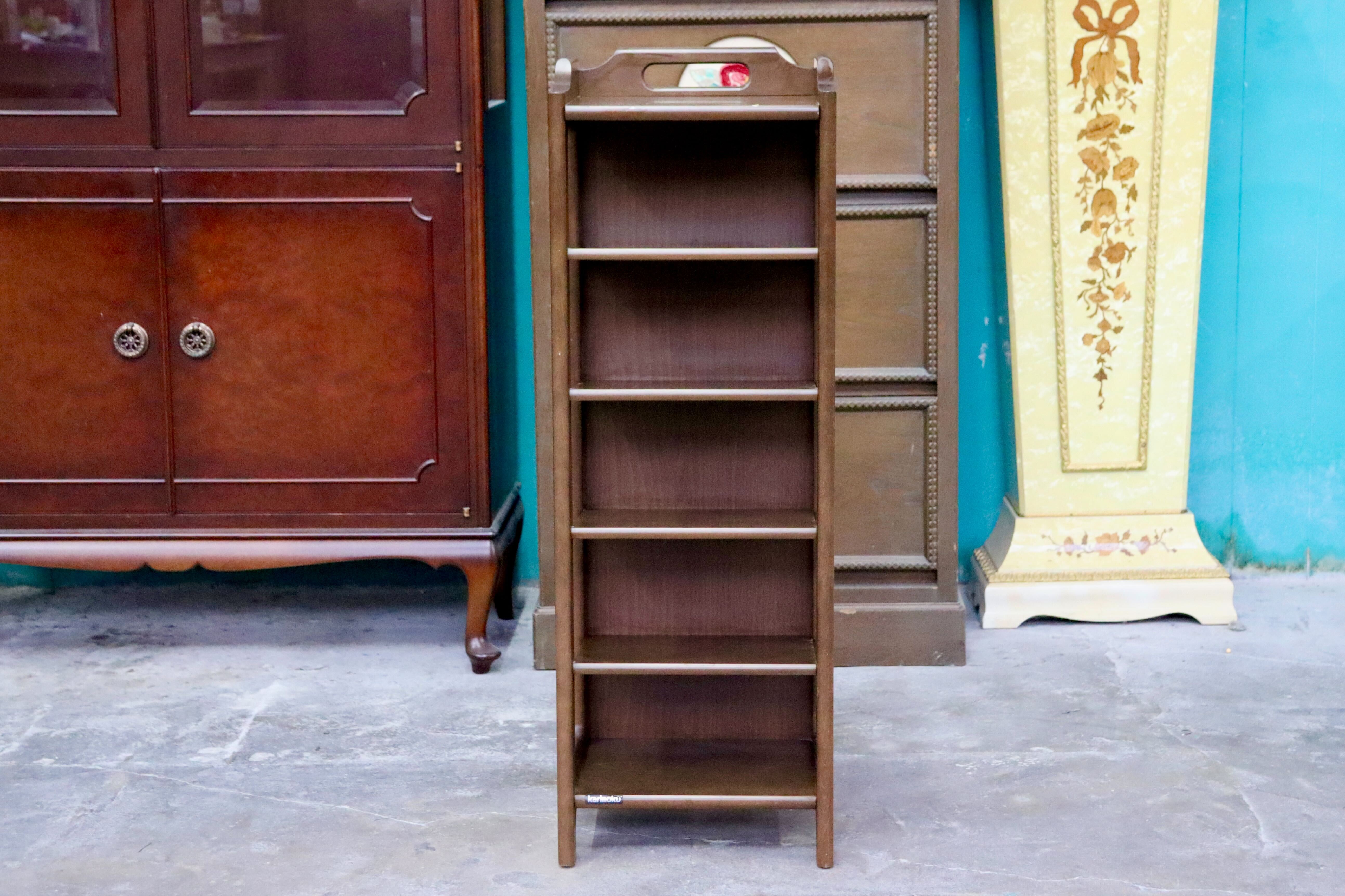 GMIK804○karimoku / カリモク スリッパラック 収納ラック 玄関収納 スリッパ立て 収納棚 レトロ ヴィンテージ 国産家具