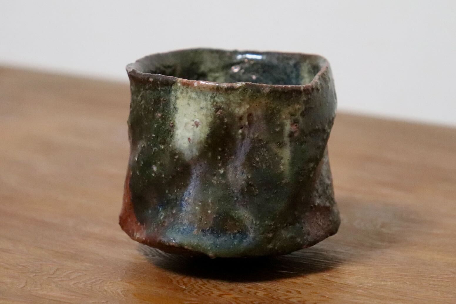 GMIO435A○千代市陶房 清水万佐年 丹波焼 ぐい呑み 酒器 伝統工芸 丹波篠山 未使用