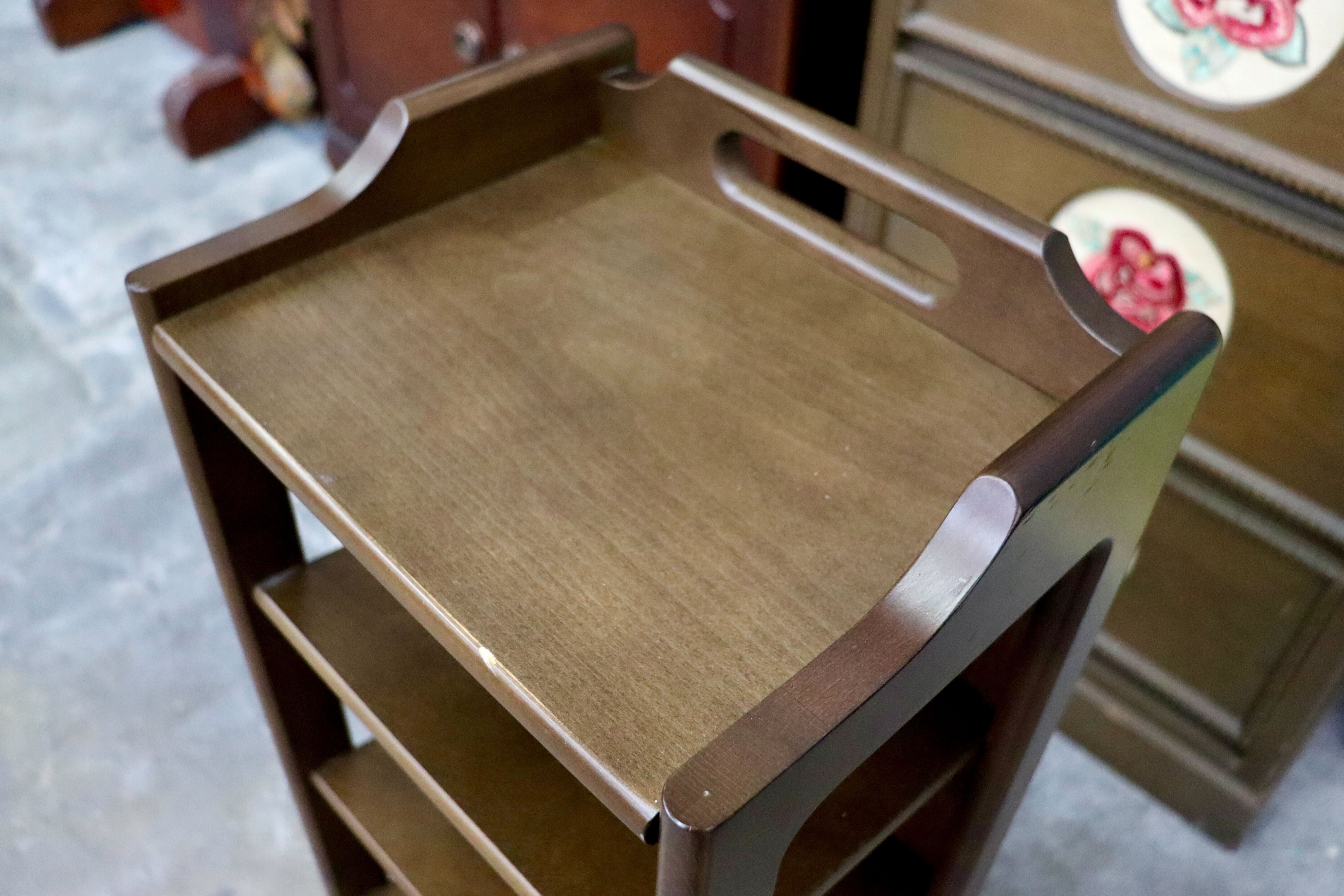 GMIK804○karimoku / カリモク スリッパラック 収納ラック 玄関収納 スリッパ立て 収納棚 レトロ ヴィンテージ 国産家具