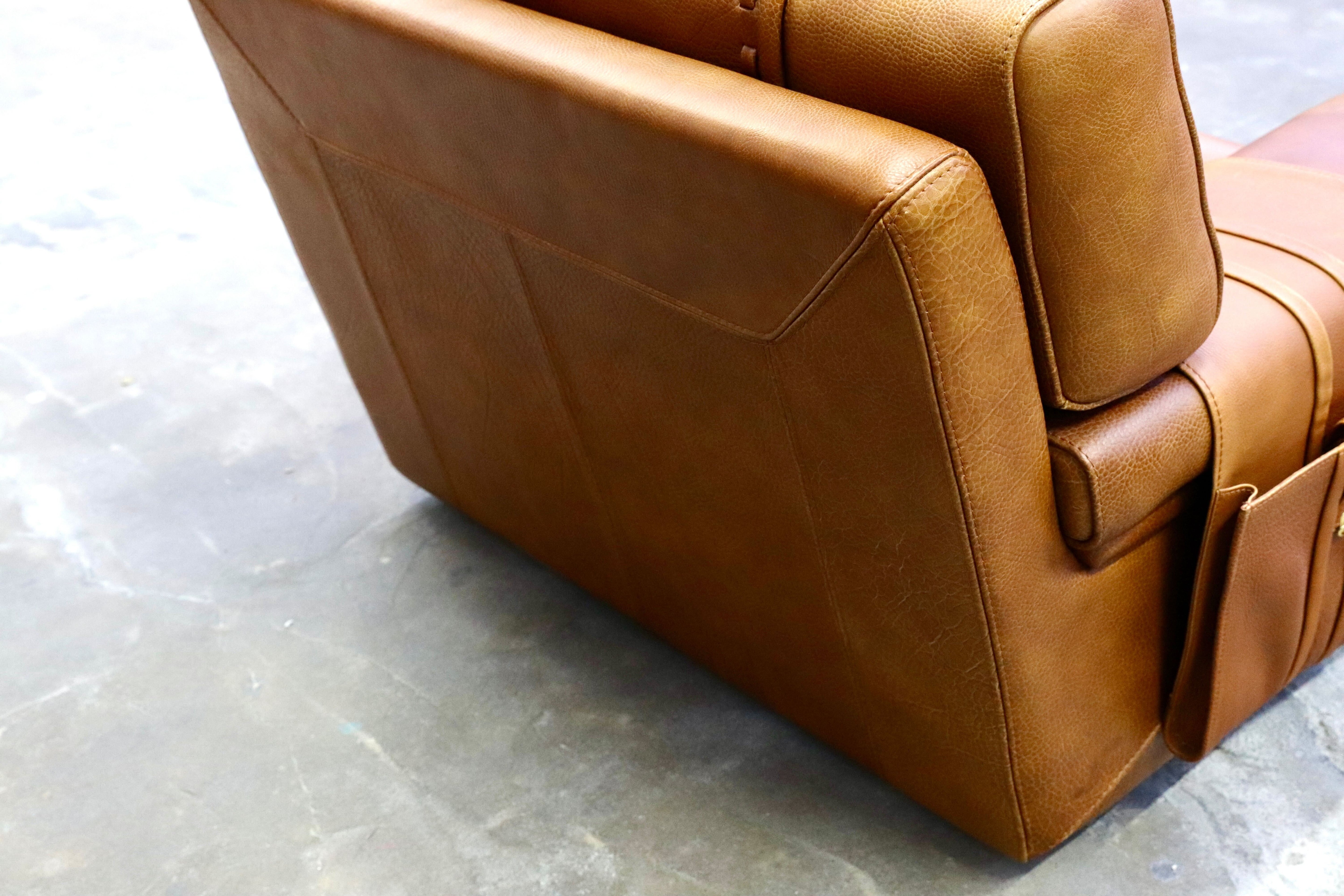 GMIK576A○formenti / フォルメンティ イタリア製 最高級 ラグジュアリー シングルソファ 厚手本革 ブラウン ユーロカーサ取扱 約70万