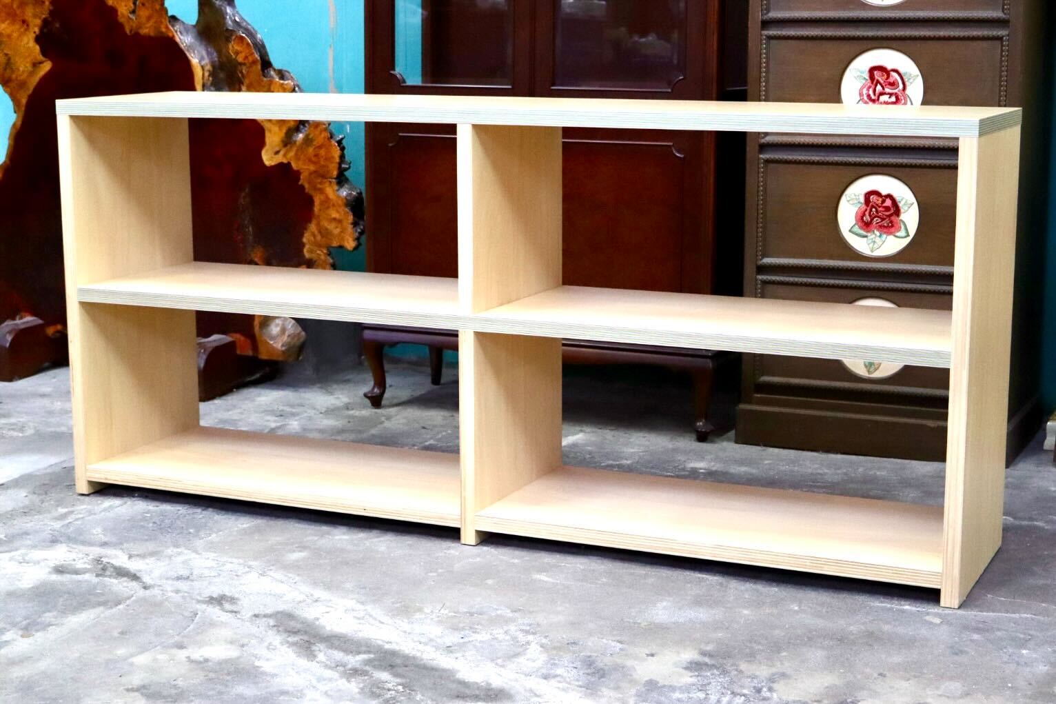 GMIH432D○滝澤ベニヤ ペーパーウッド サイドボード 飾り棚 ブックシェルフ ラック 本棚 木製 リビング収納 国産家具 モデルルーム展示品