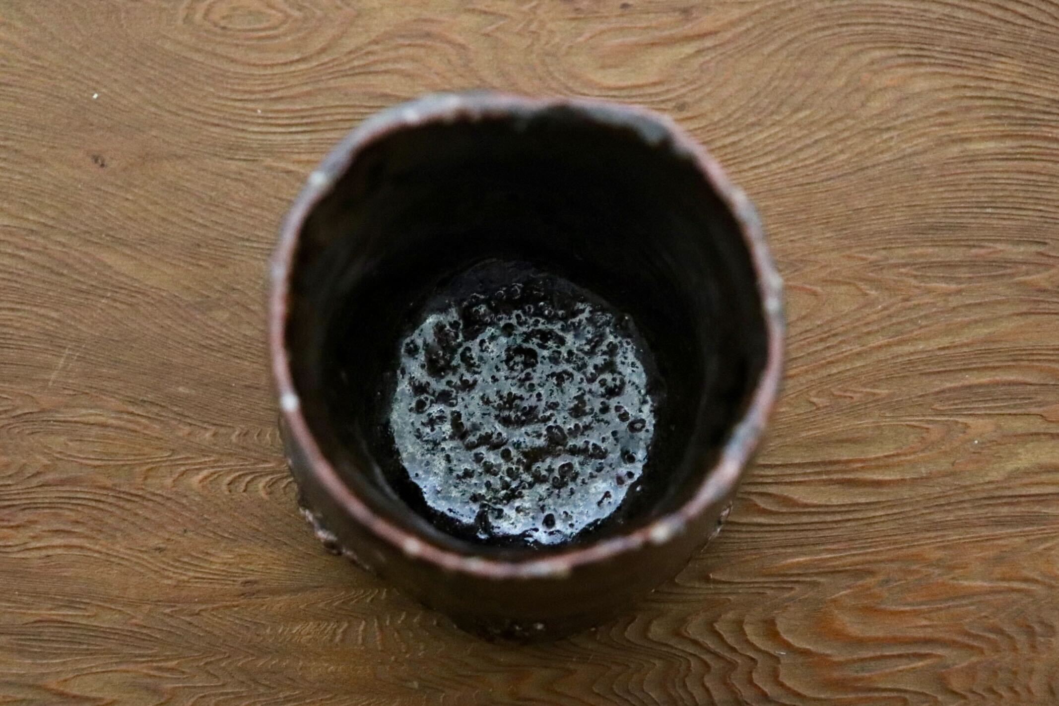 GMIO435B○千代市陶房 清水万佐年 丹波焼 ぐい呑み 酒器 伝統工芸 丹波篠山 未使用