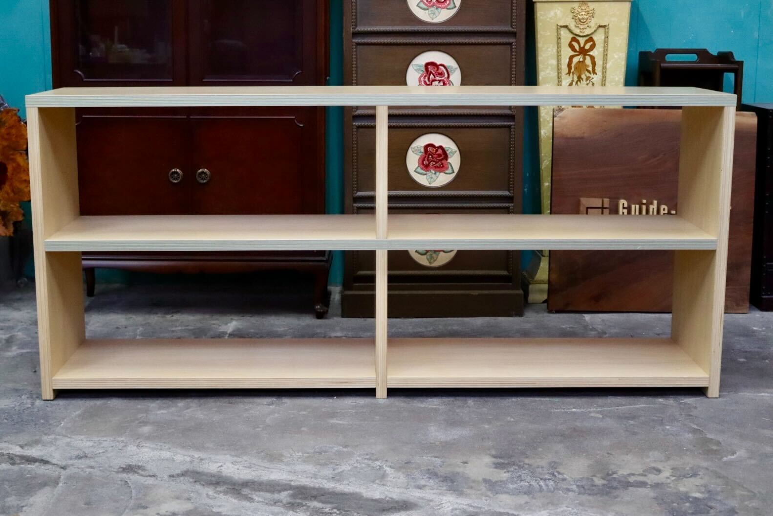 GMIH432D○滝澤ベニヤ ペーパーウッド サイドボード 飾り棚 ブックシェルフ ラック 本棚 木製 リビング収納 国産家具 モデルルーム展示品