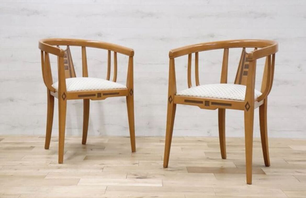 GMCK277B○イタリア製 Mod Dep アンティーク アームチェア ヨーロピアン クラシック 椅子 チェア 2脚セット