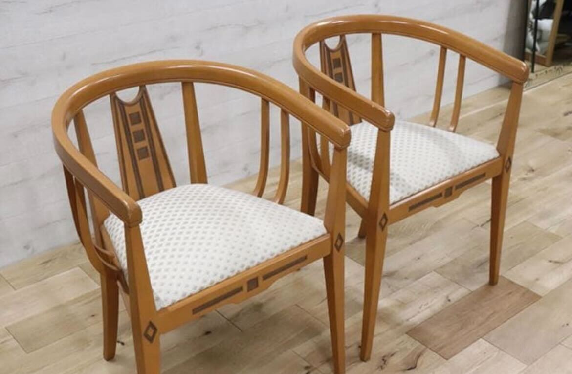 GMCK277B○イタリア製 Mod Dep アンティーク アームチェア ヨーロピアン クラシック 椅子 チェア 2脚セット