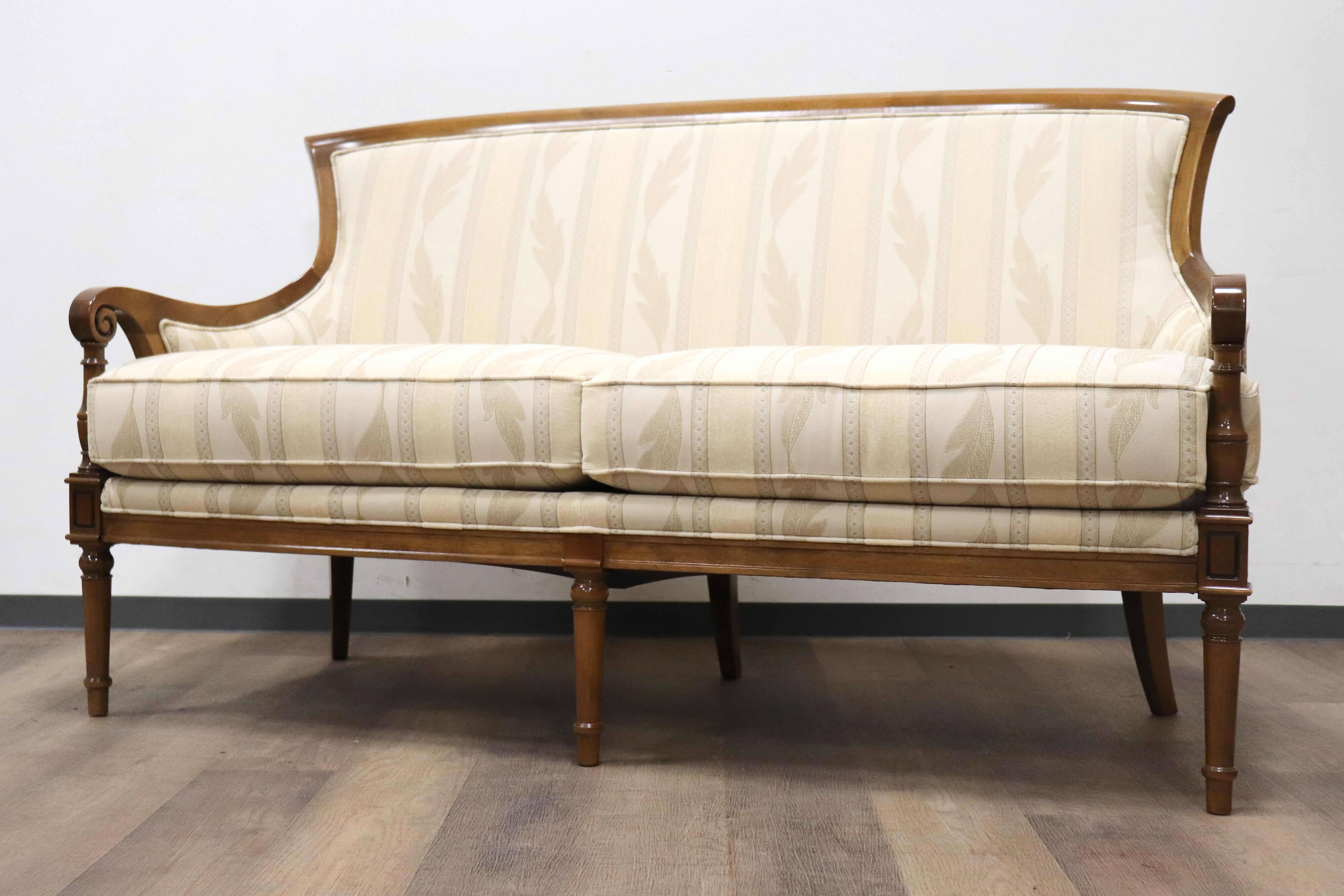 GMHS37B○domani / ドマーニ PROCEEDプロシード 2人掛けソファ ラブソファ ファブリック クラシック モダン カリモク最高峰 廃番 展示品