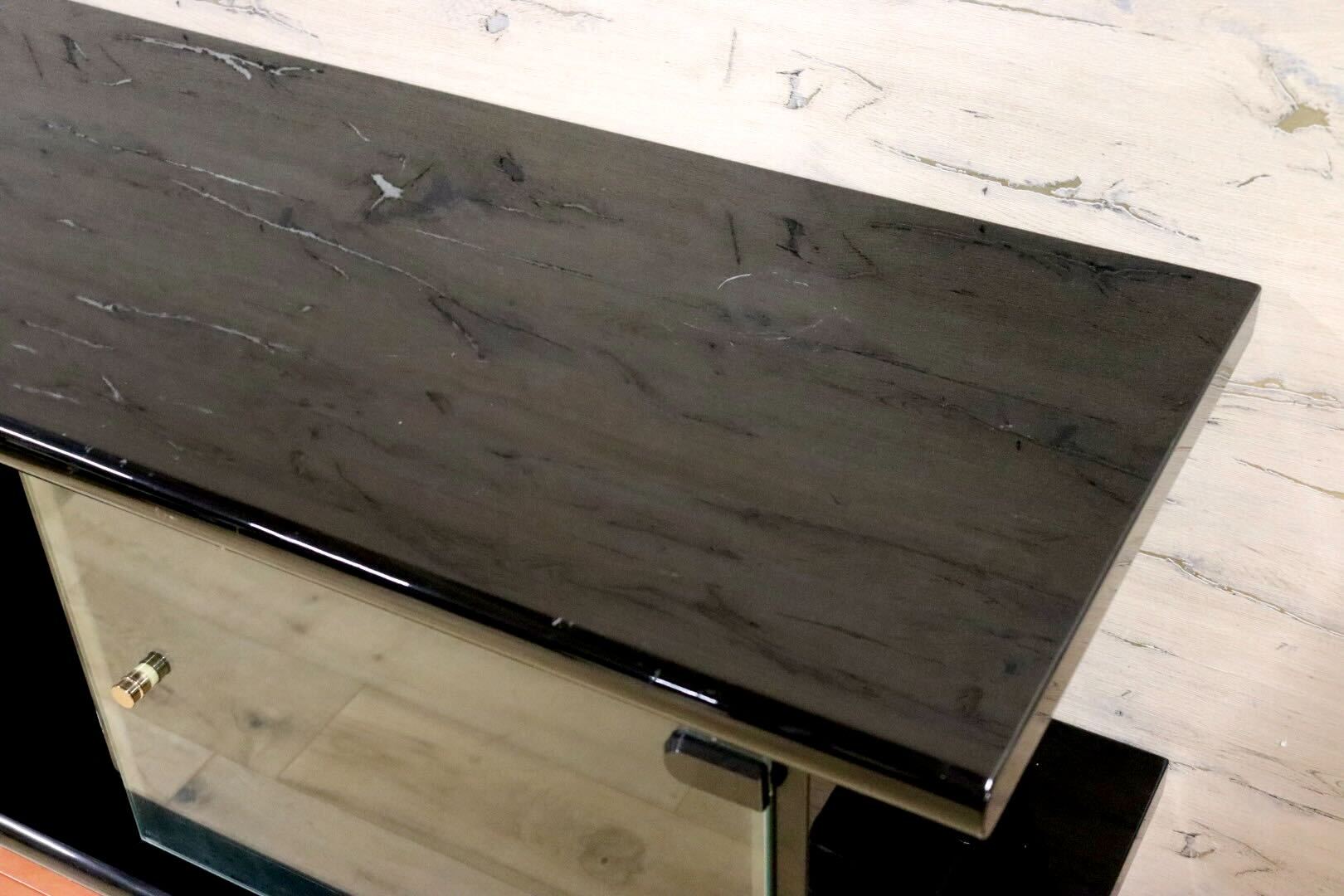 GMHS187B○輪島塗り 飾り棚 サイドボード 茶箪笥 茶棚 収納棚 朱色 伝統工芸 和家具 和モダン 和室 座敷 最高級 アンティーク 検)モリシゲ