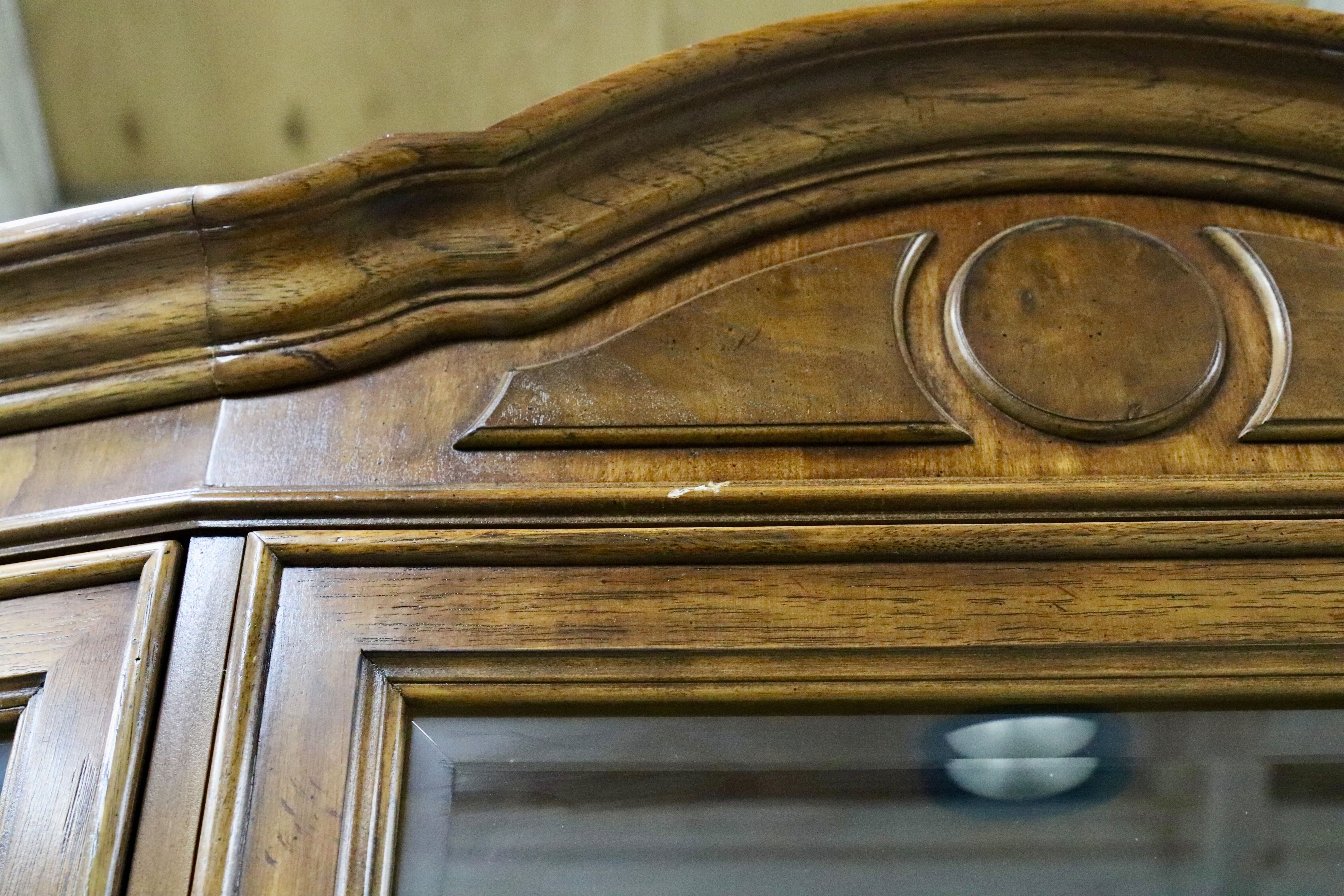 GMIK575○DREXEL HERITAGE / ドレクセルヘリテイジ キャビネット 飾り棚 クラシック キュリオ アメリカ ヴィンテージ カップボード