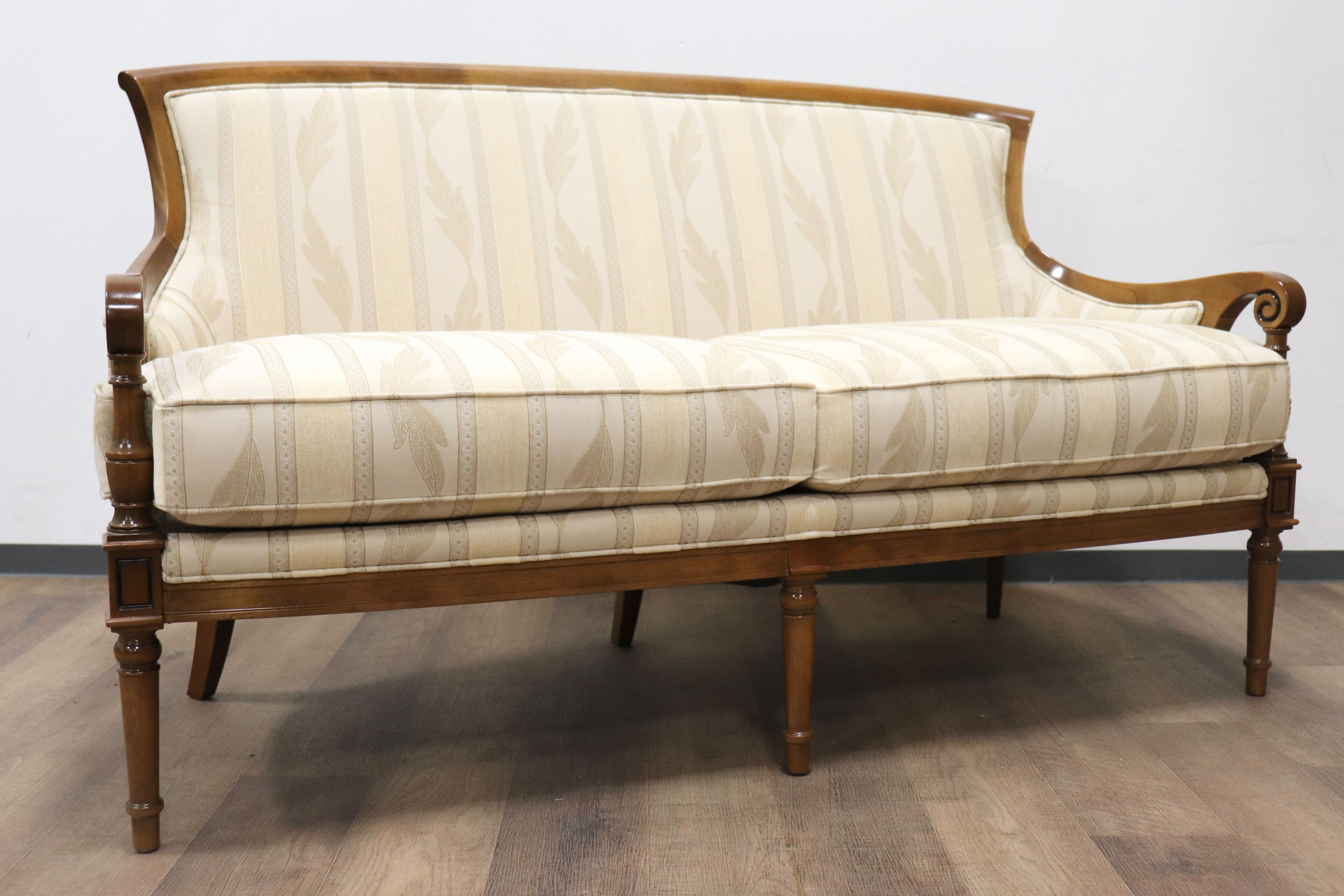 GMHS37B○domani / ドマーニ PROCEEDプロシード 2人掛けソファ ラブソファ ファブリック クラシック モダン カリモク最高峰 廃番 展示品