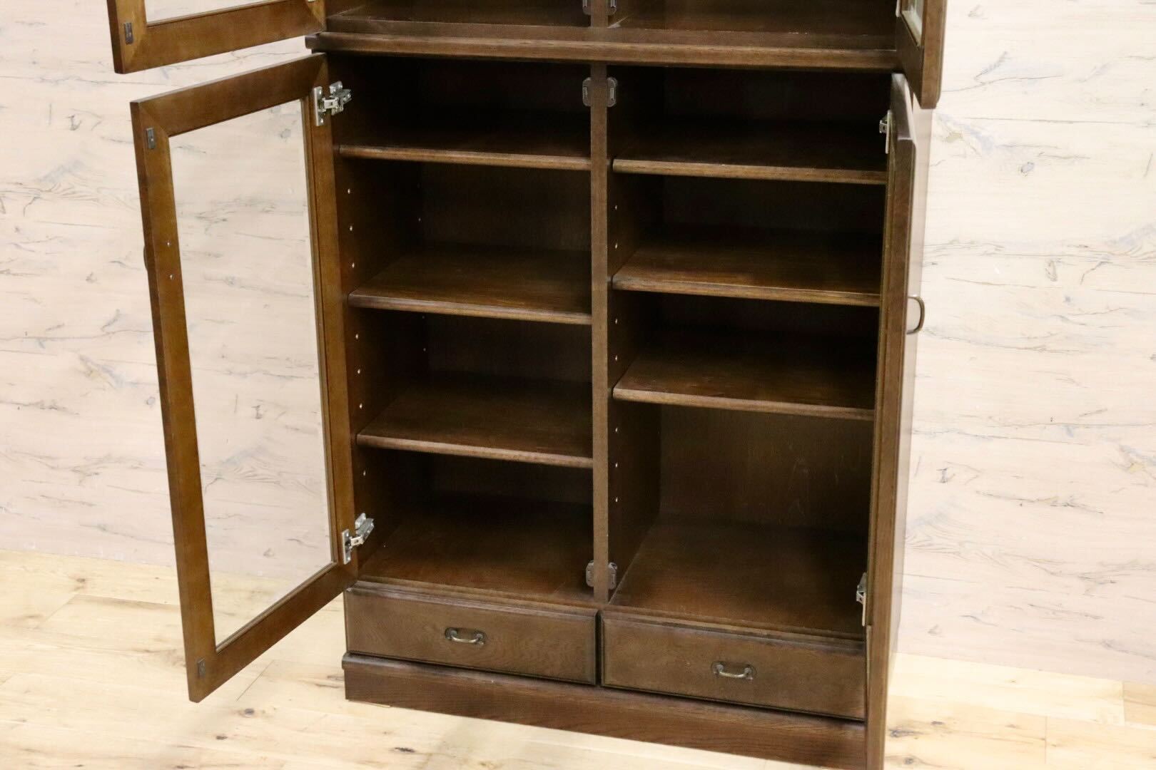 GMIH301○karimoku / カリモク 本棚 書棚 ブックシェルフ キャビネット 飾り棚 収納家具 国産家具