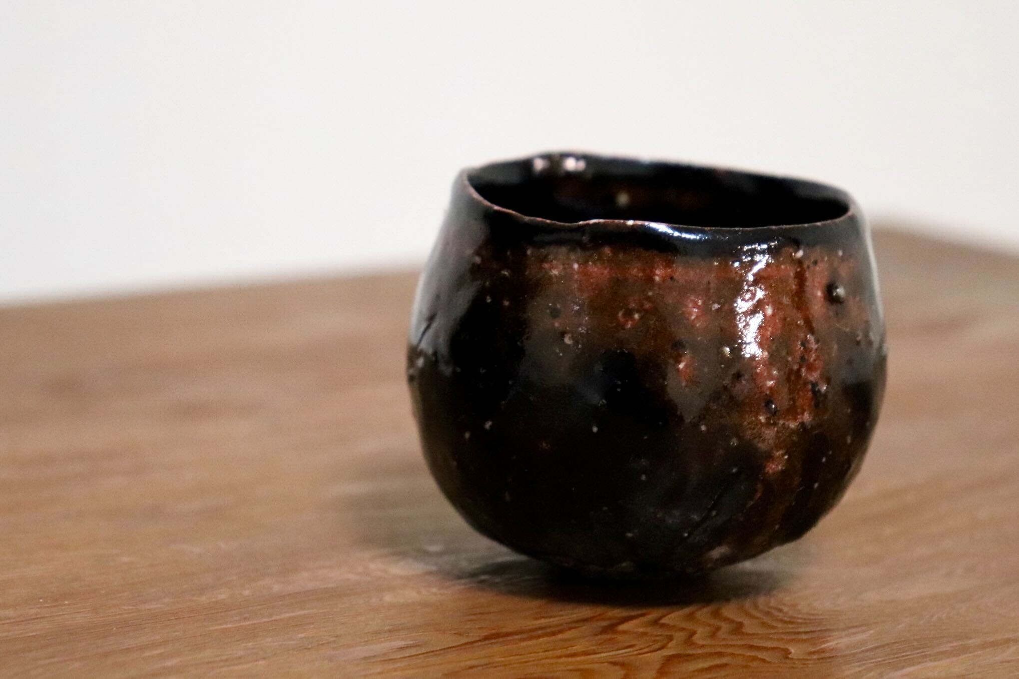 GMIO435E○千代市陶房 清水万佐年 丹波焼 ぐい呑み 酒器 伝統工芸 丹波篠山 未使用