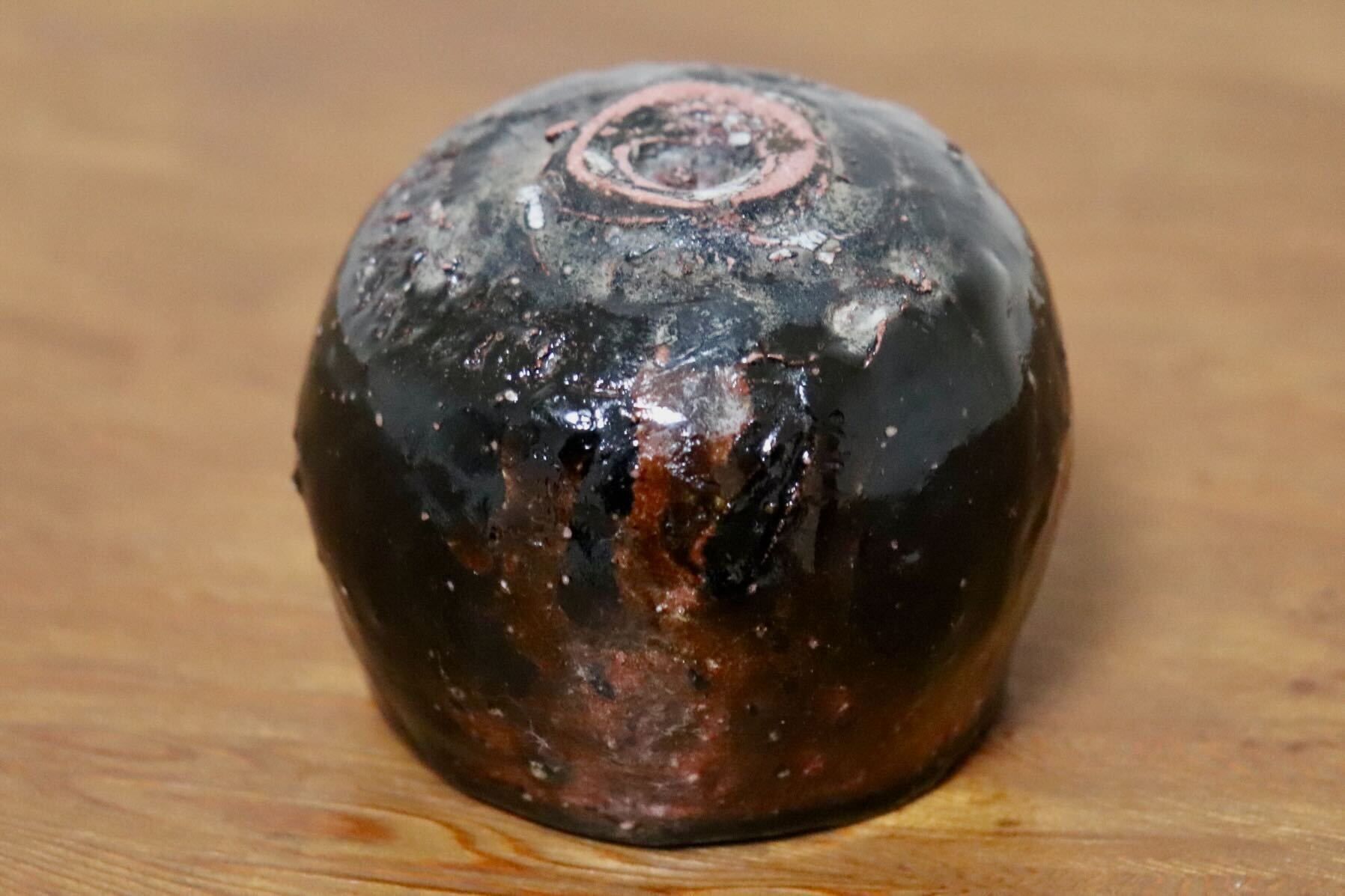 GMIO435E○千代市陶房 清水万佐年 丹波焼 ぐい呑み 酒器 伝統工芸 丹波篠山 未使用