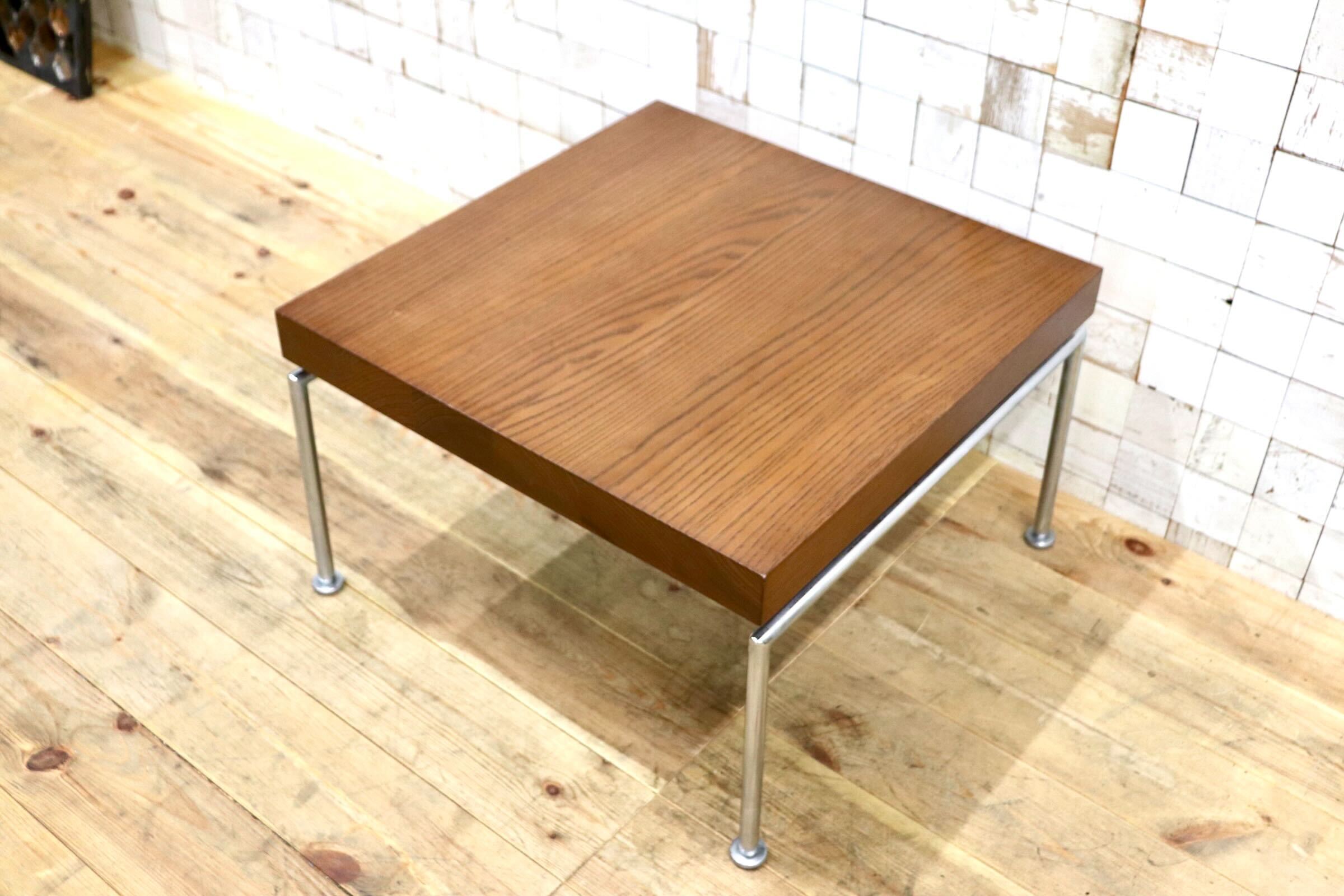 GMIH473A〇オーク無垢材 サイドテーブル コーヒーテーブル リビングテーブル センターテーブル 北欧スタイル 検) トラックファニチャー