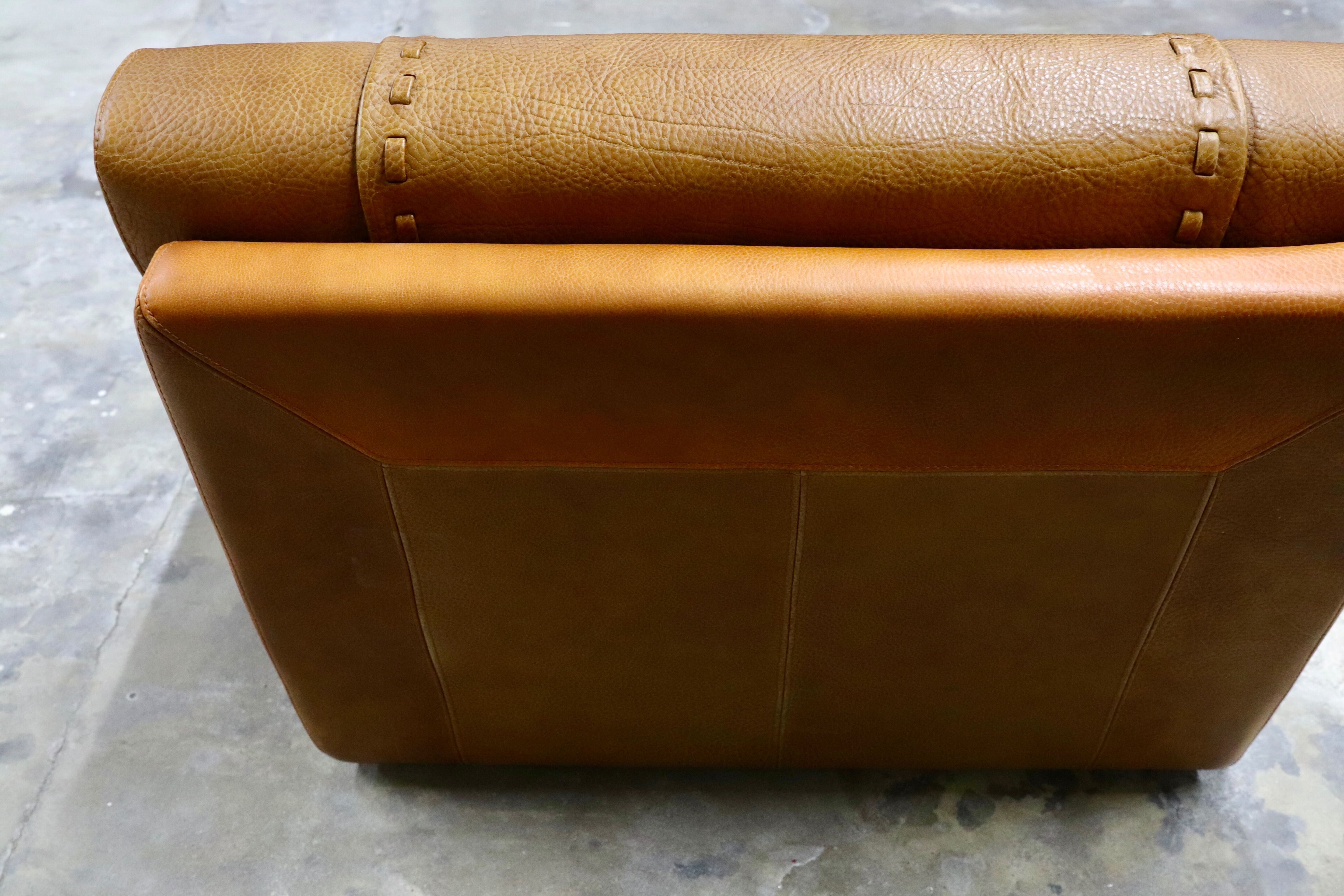 GMIK576D○formenti / フォルメンティ イタリア製 最高級 ラグジュアリー シングルソファ 厚手本革 ブラウン ユーロカーサ取扱 約70万