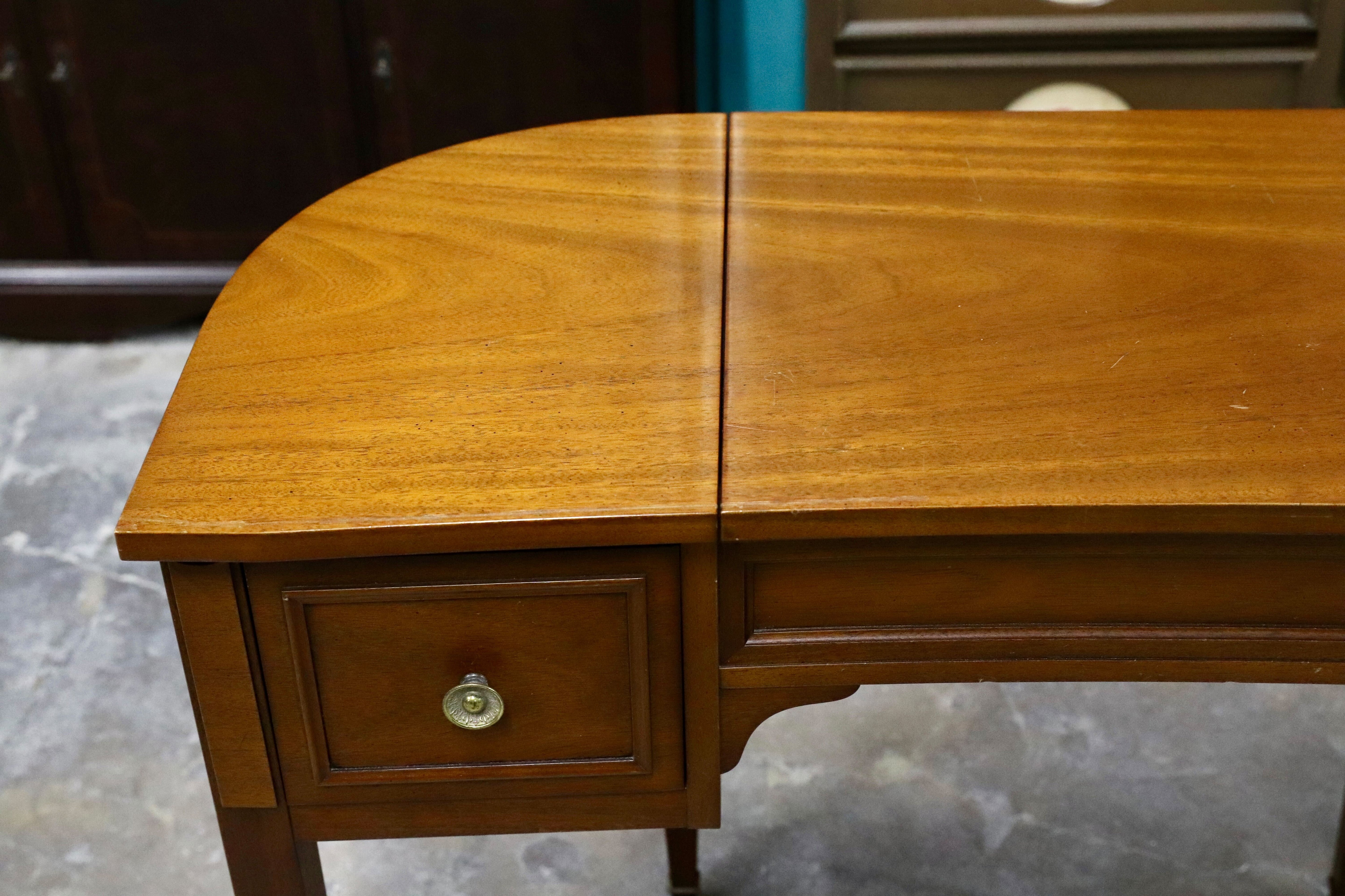 GMIK574○DREXEL HERITAGE /ドレクセルヘリテイジ トライユン ドレッサー デスク 机 クラシック ヴィンテージ アンティーク 定価約43万