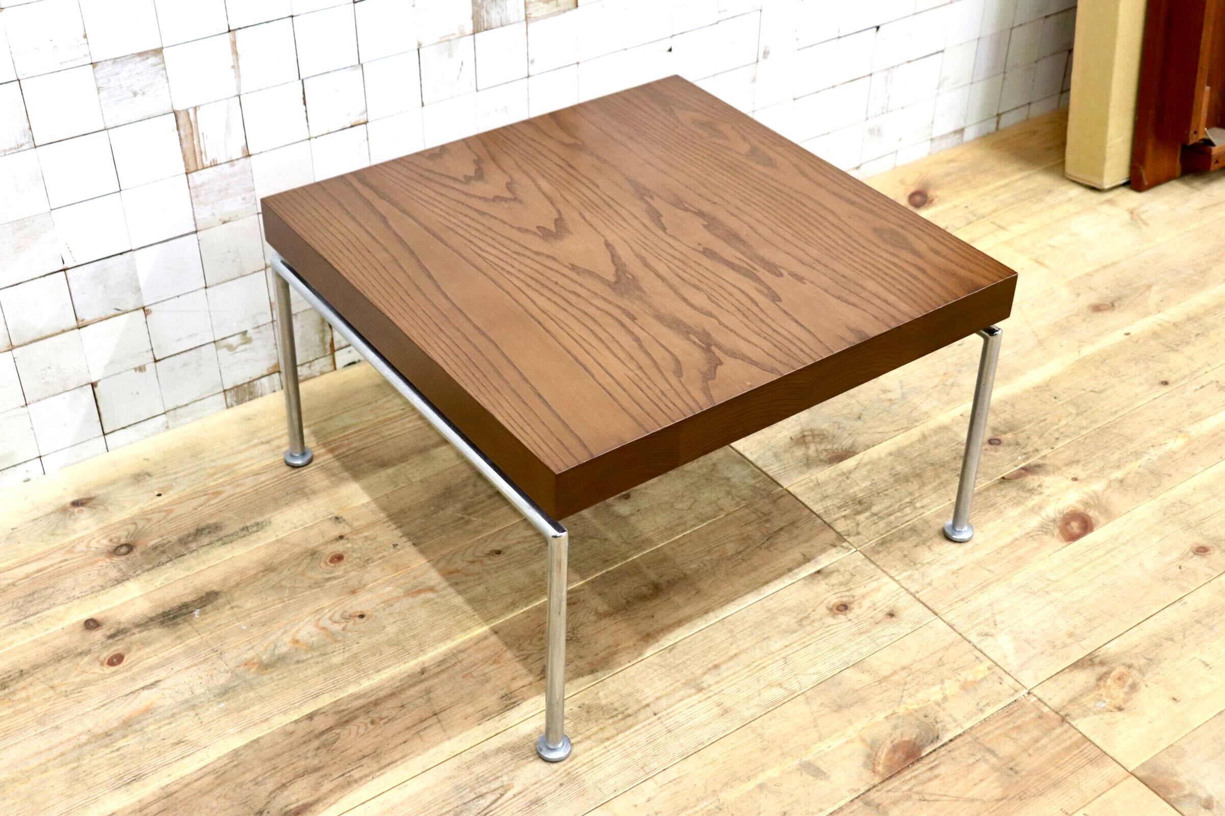 GMIH473B〇オーク無垢材 サイドテーブル コーヒーテーブル リビングテーブル センターテーブル 北欧スタイル 検) トラックファニチャー