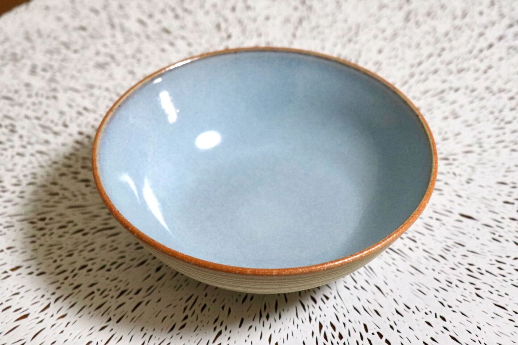 GMIO452A○千代市陶房 清水万佐年 丹波焼 ごはん茶碗 鉢 陶器 丹波篠山 伝統工芸 未使用