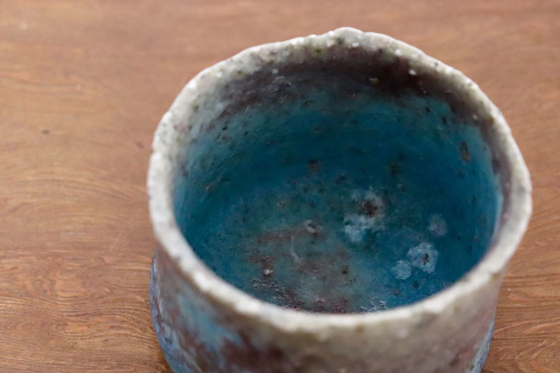 GMIO435H○千代市陶房 清水万佐年 丹波焼 ぐい呑み 酒器 伝統工芸 丹波篠山 未使用