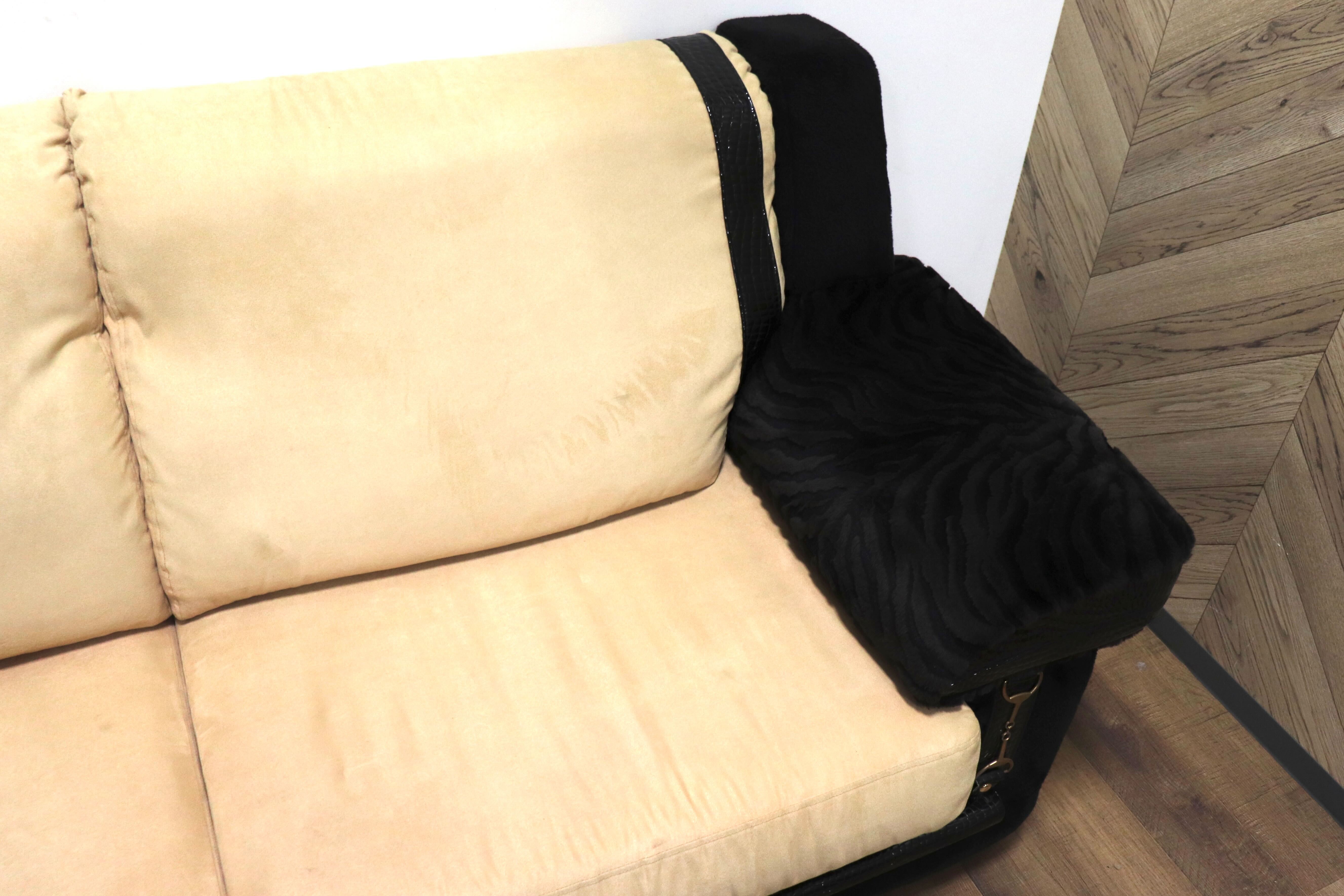 GMHK293A○Fromitaria / フォルミタリア Paolo GUCCI パオロ グッチ 3人掛けソファ トリプルソファ イタリア最高峰 布張り クラシック